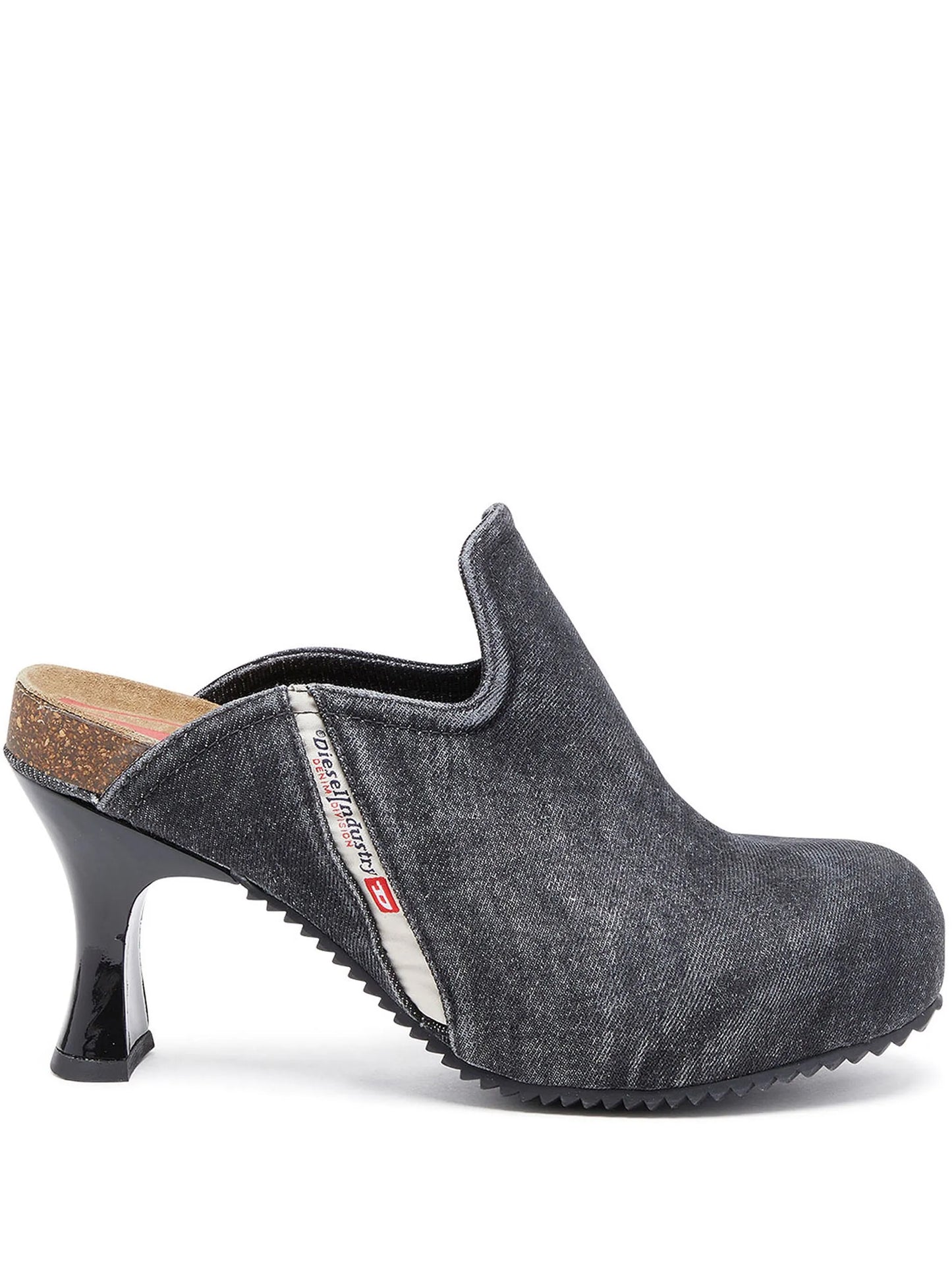 D-Woodstock W 80mm denim mules