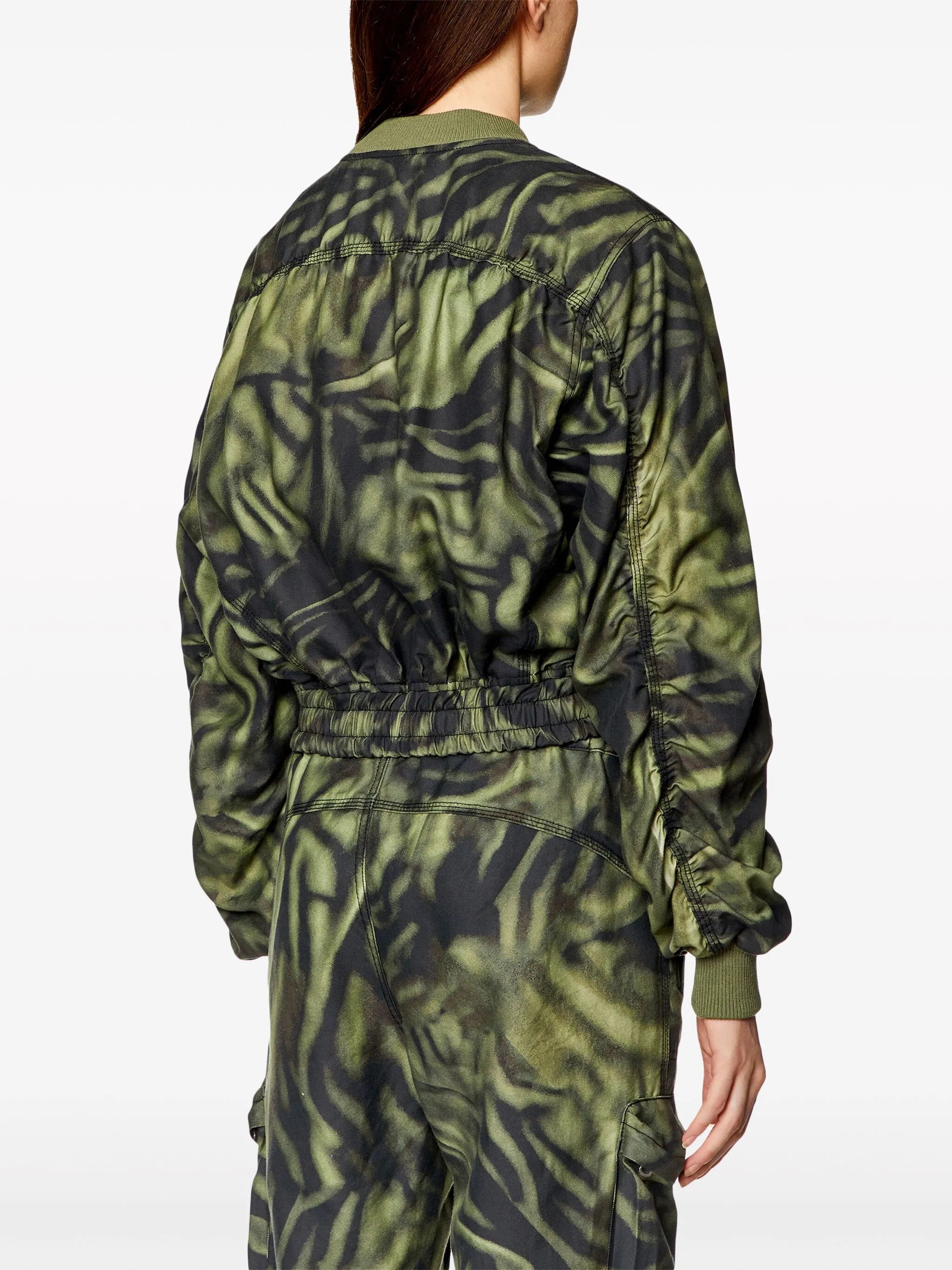 G-Khlow zebra-print bomber jacket