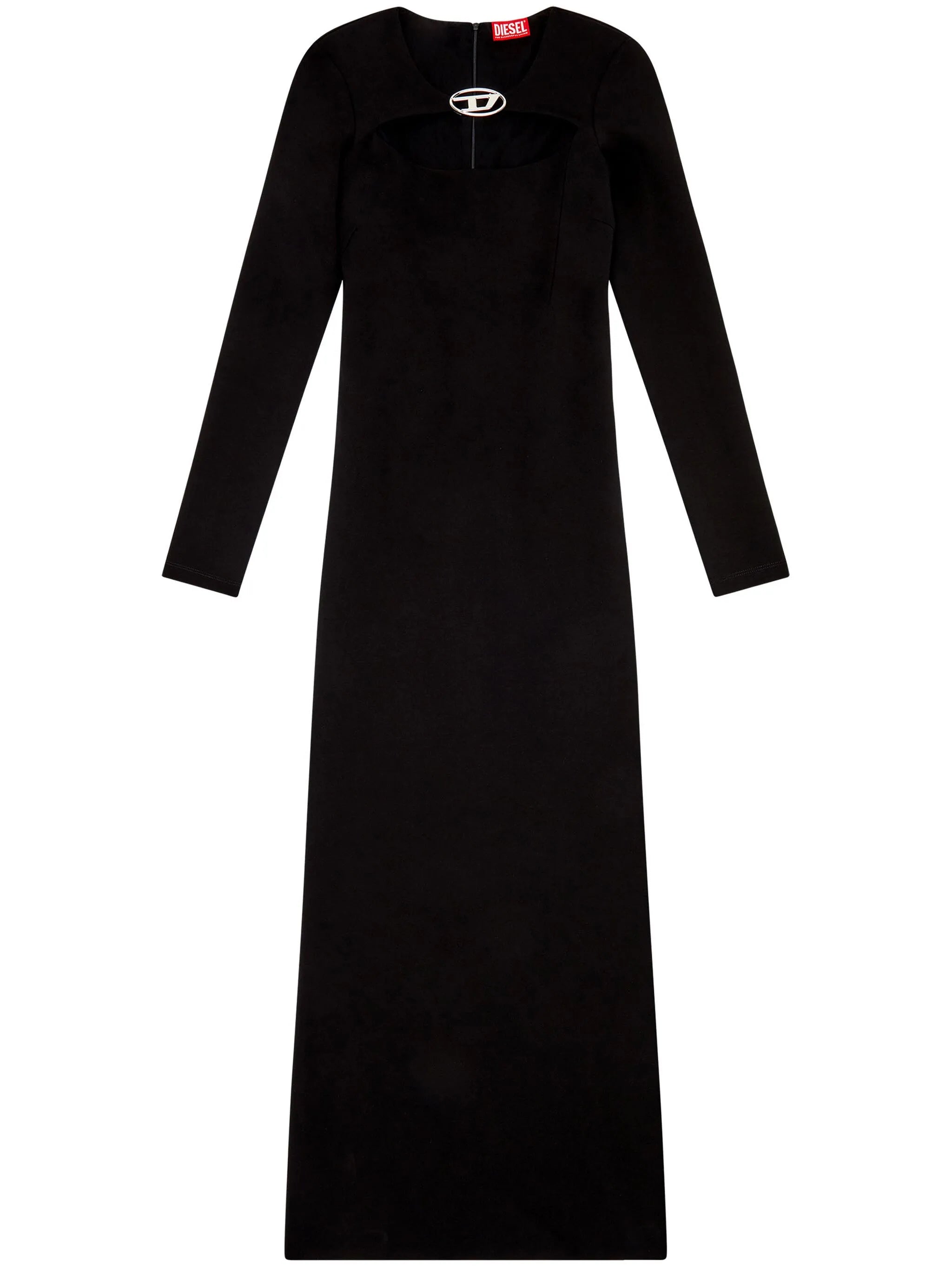 D-Ams logo-plaque dress