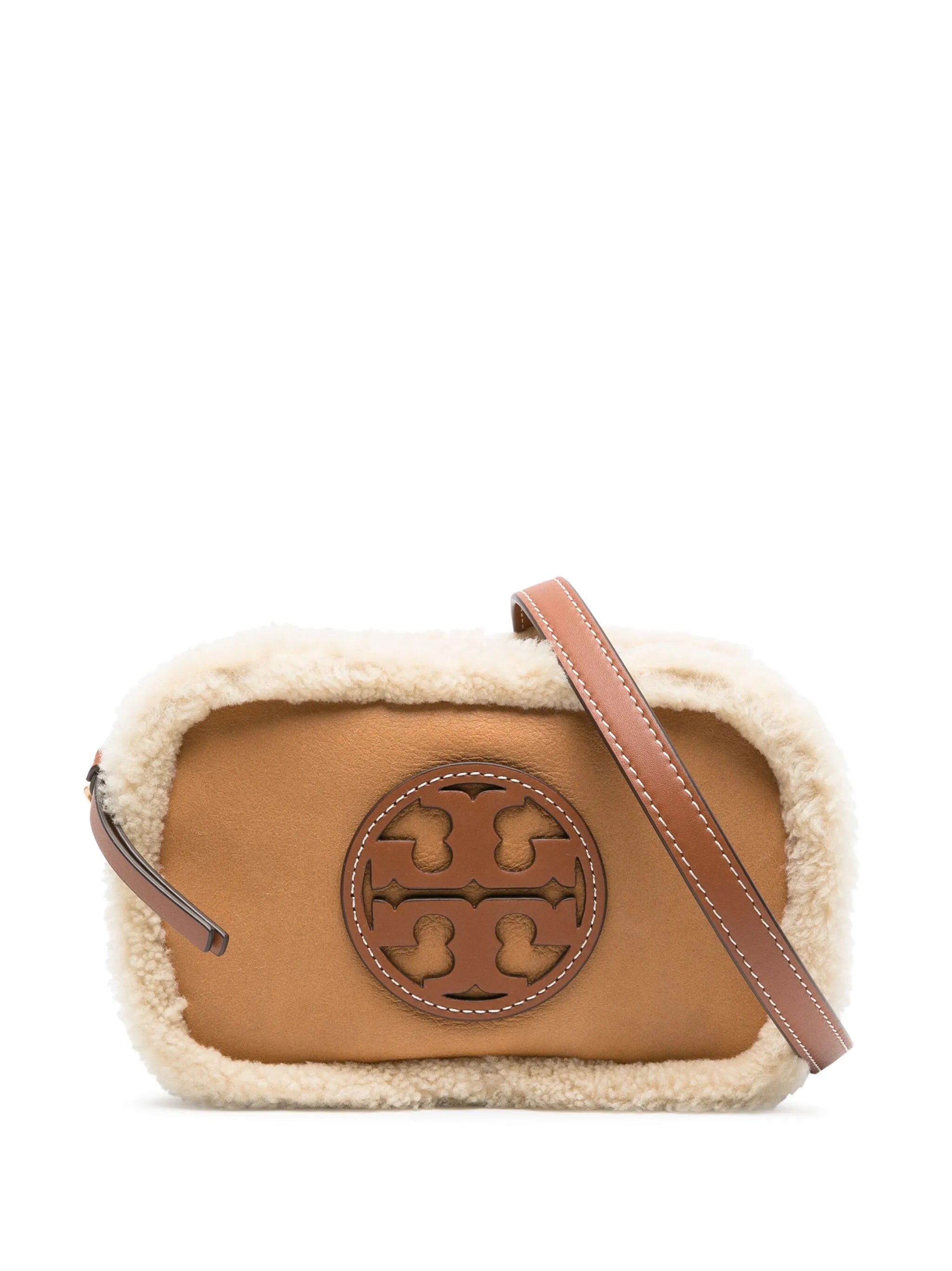 Perry Bombe shearling crossbody bag