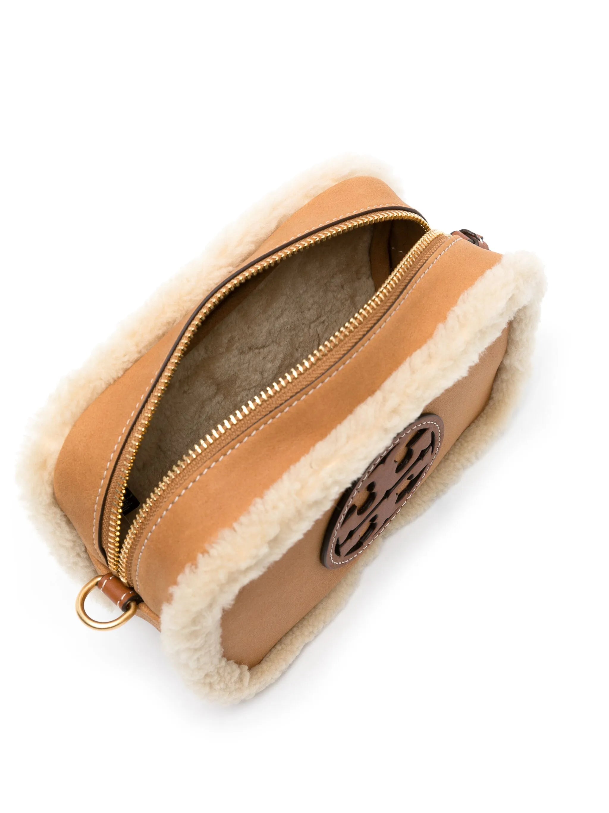 Perry Bombe shearling crossbody bag