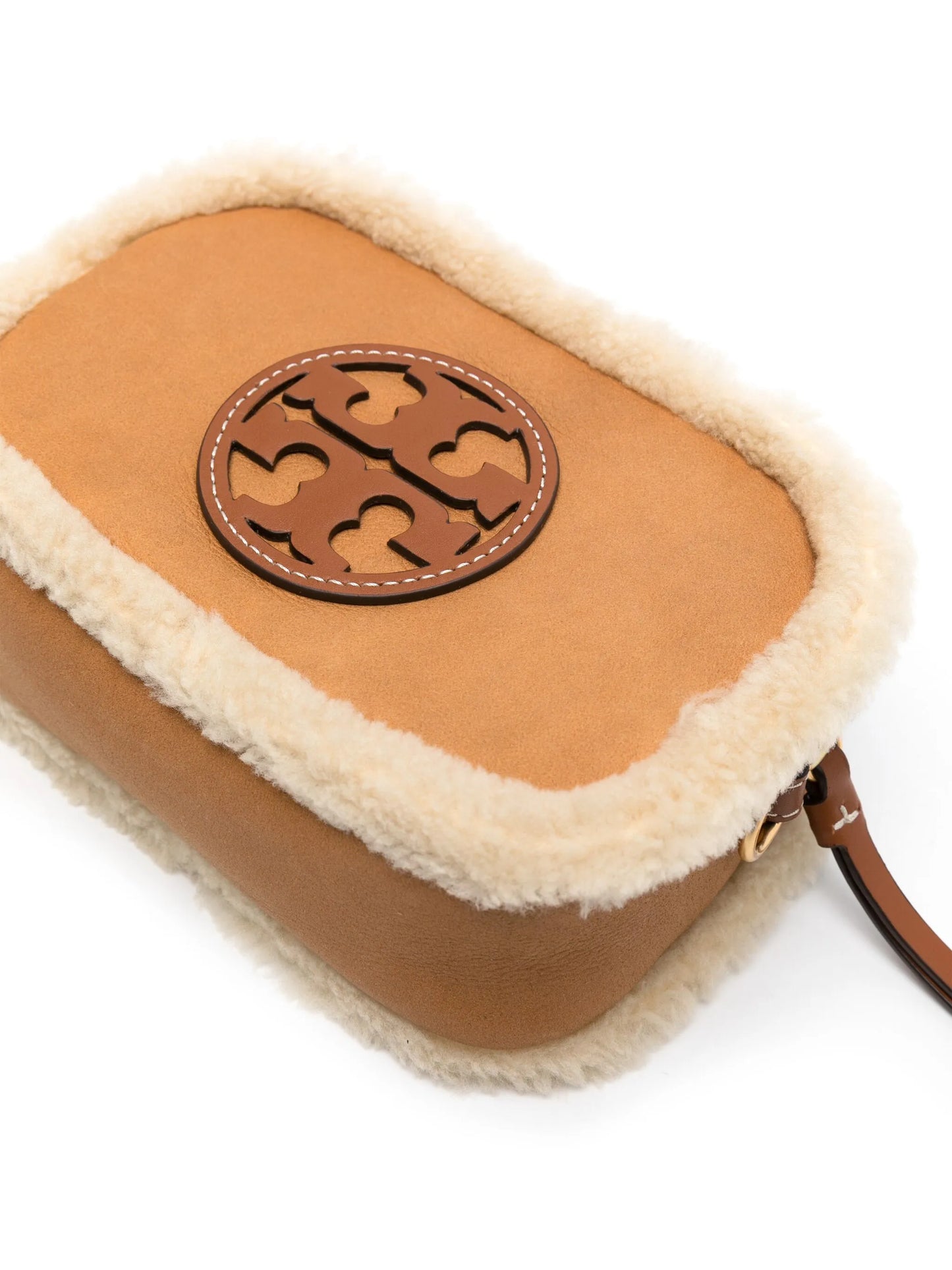 Perry Bombe shearling crossbody bag