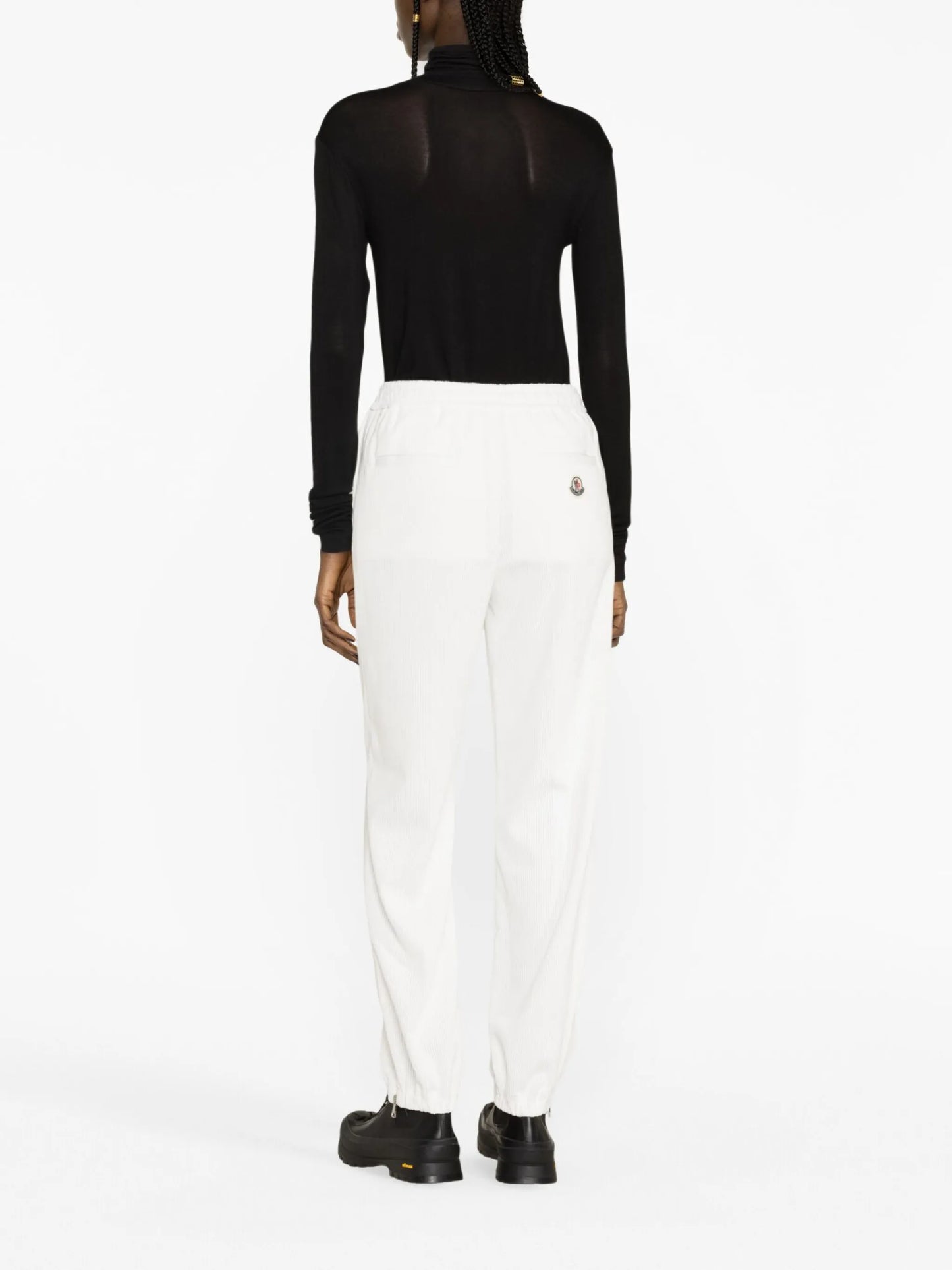 tapered corduroy track pants