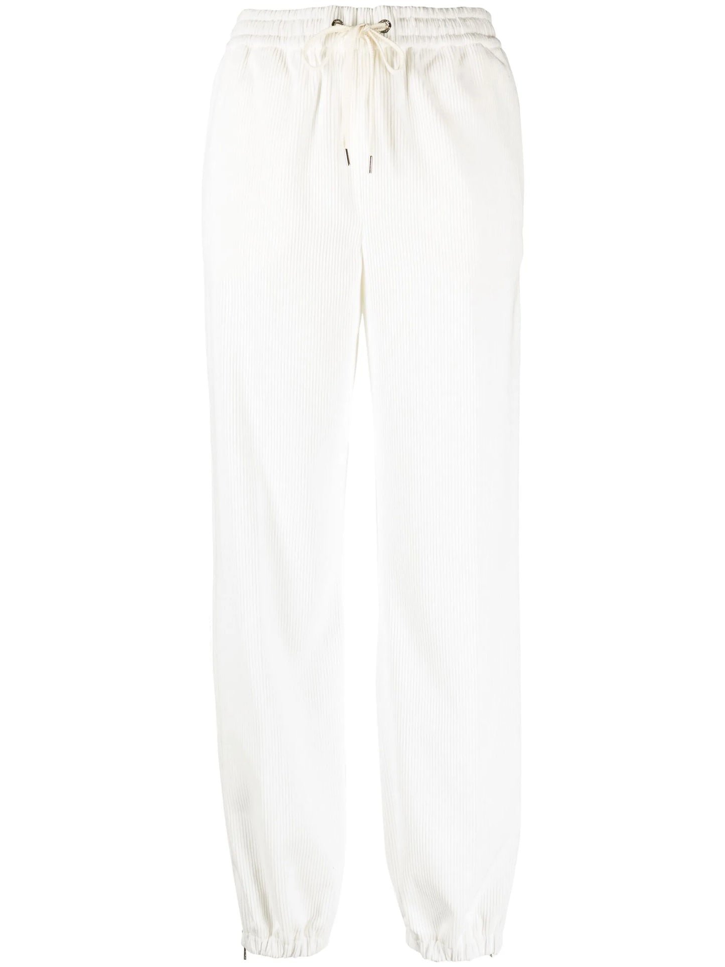 tapered corduroy track pants