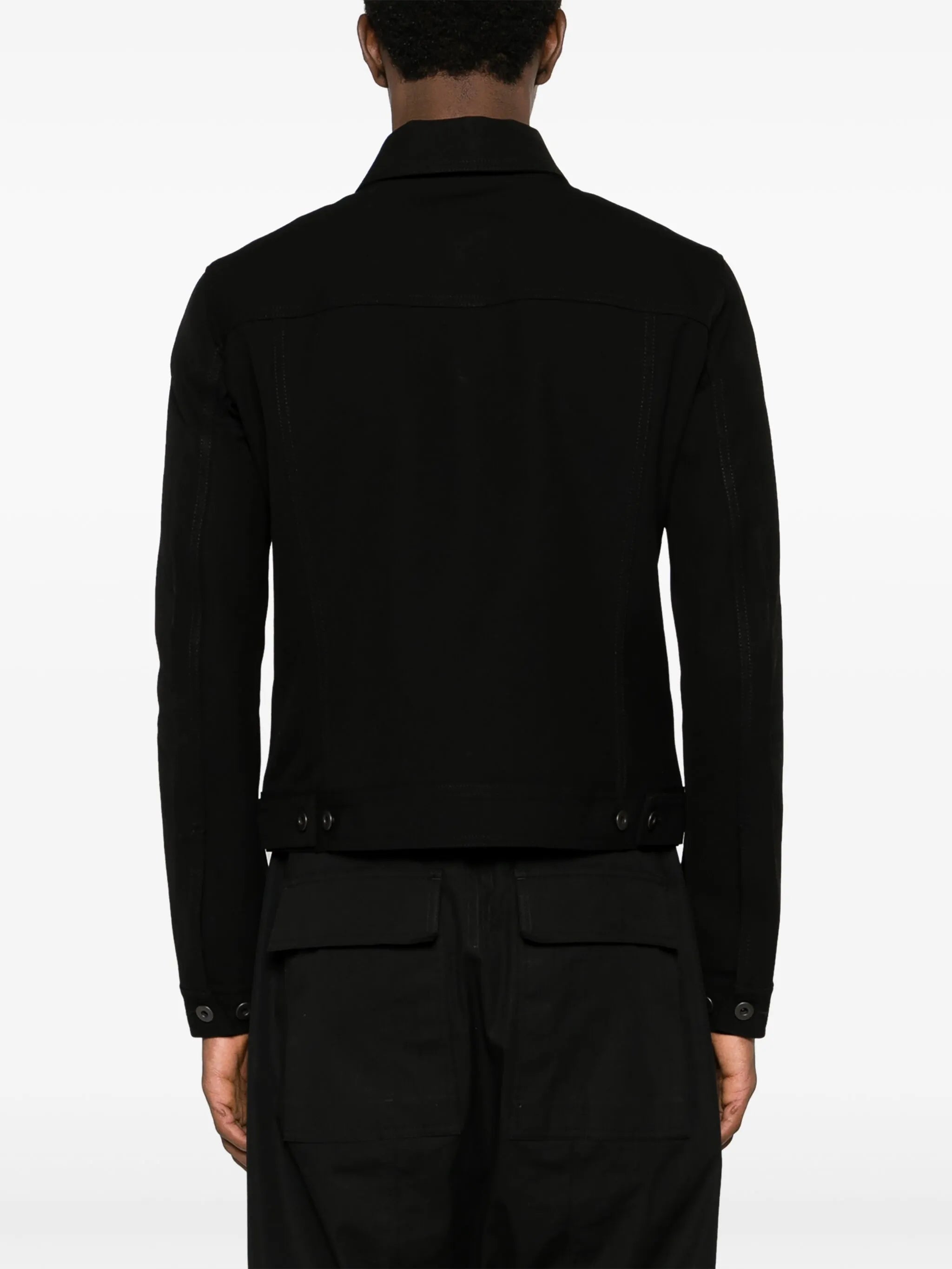 Trucker cotton shirt jacket