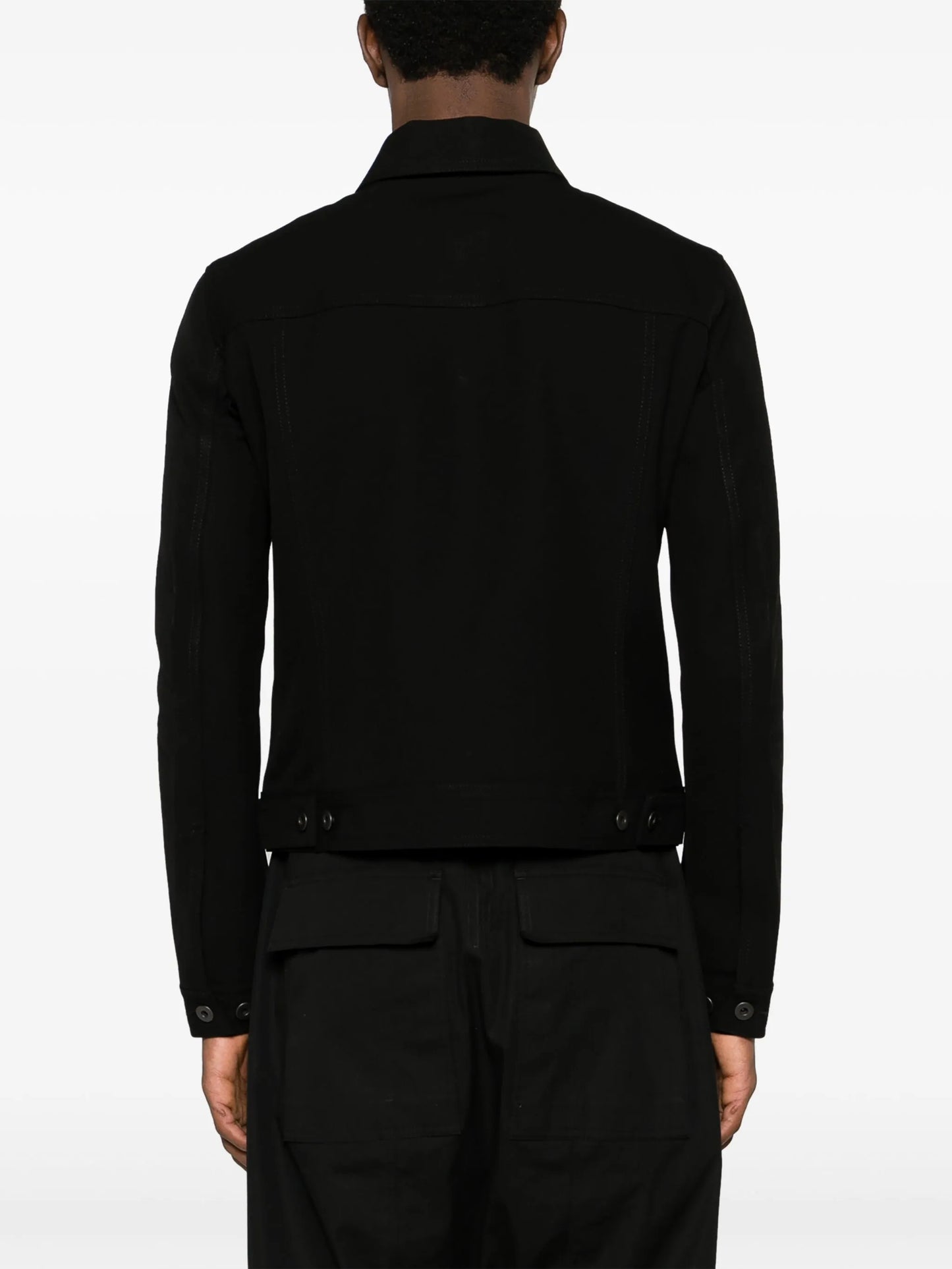 Trucker cotton shirt jacket