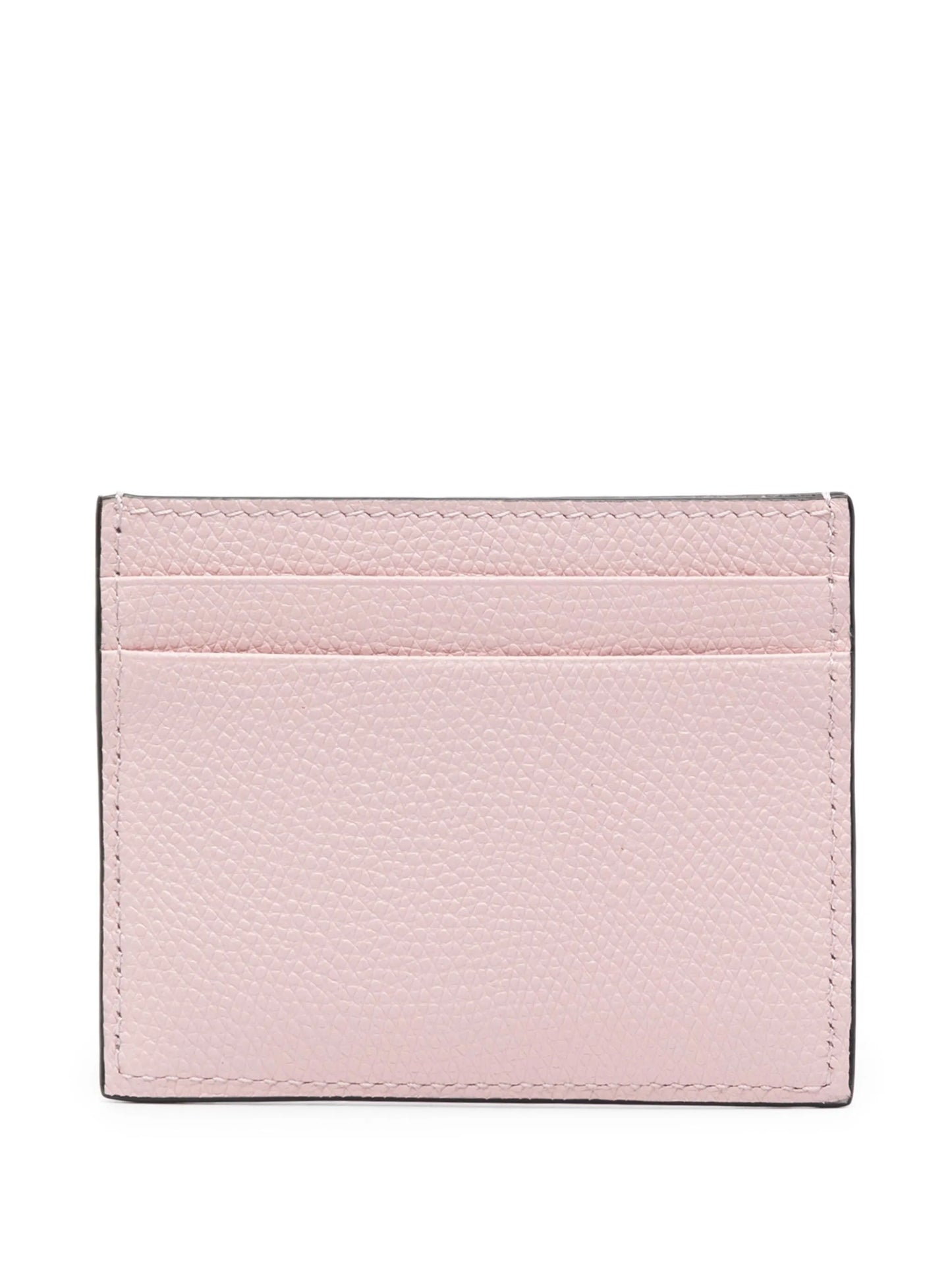 VLogo Signature leather card holder
