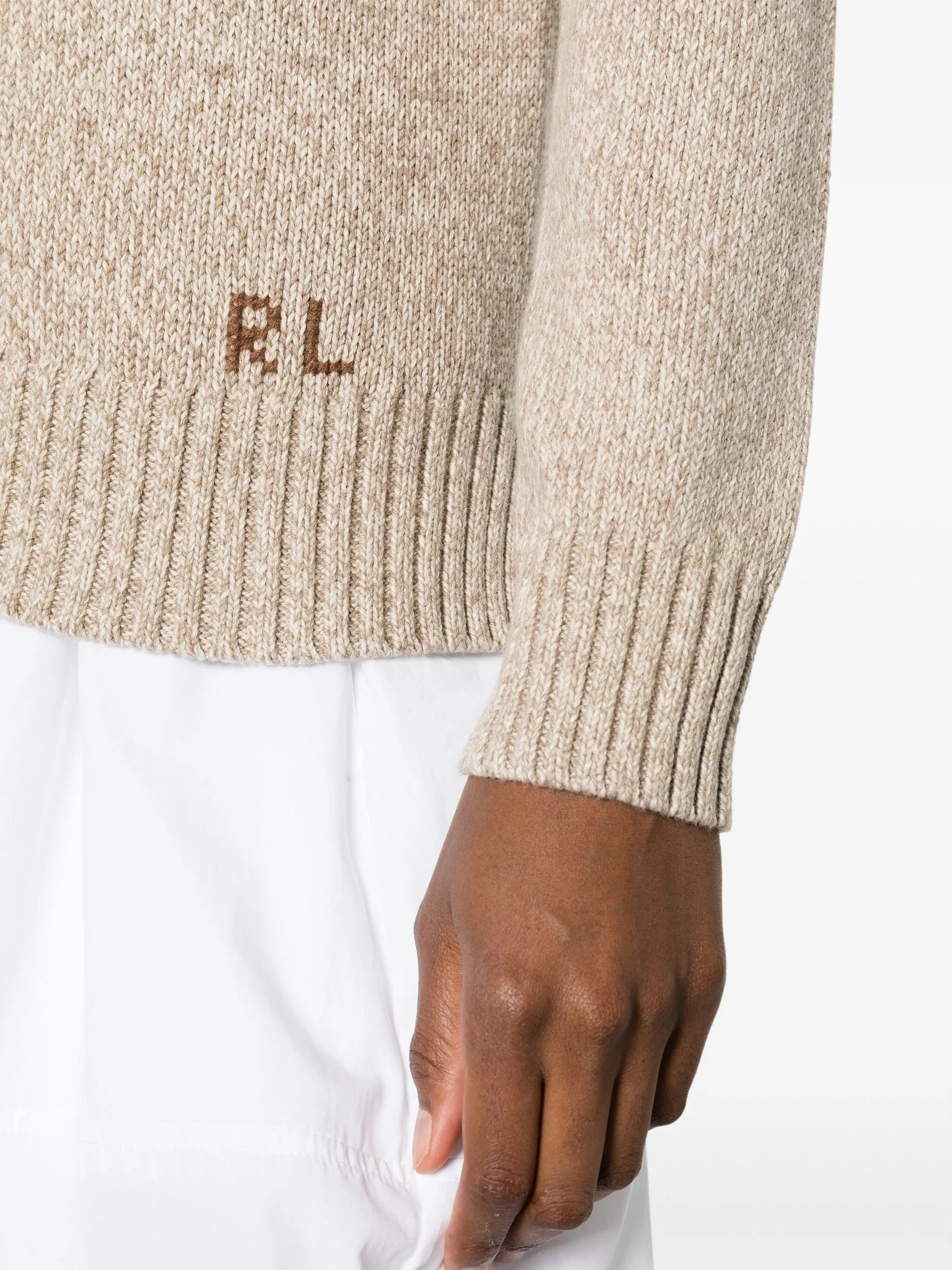 Polo Bear intarsia-knit jumper