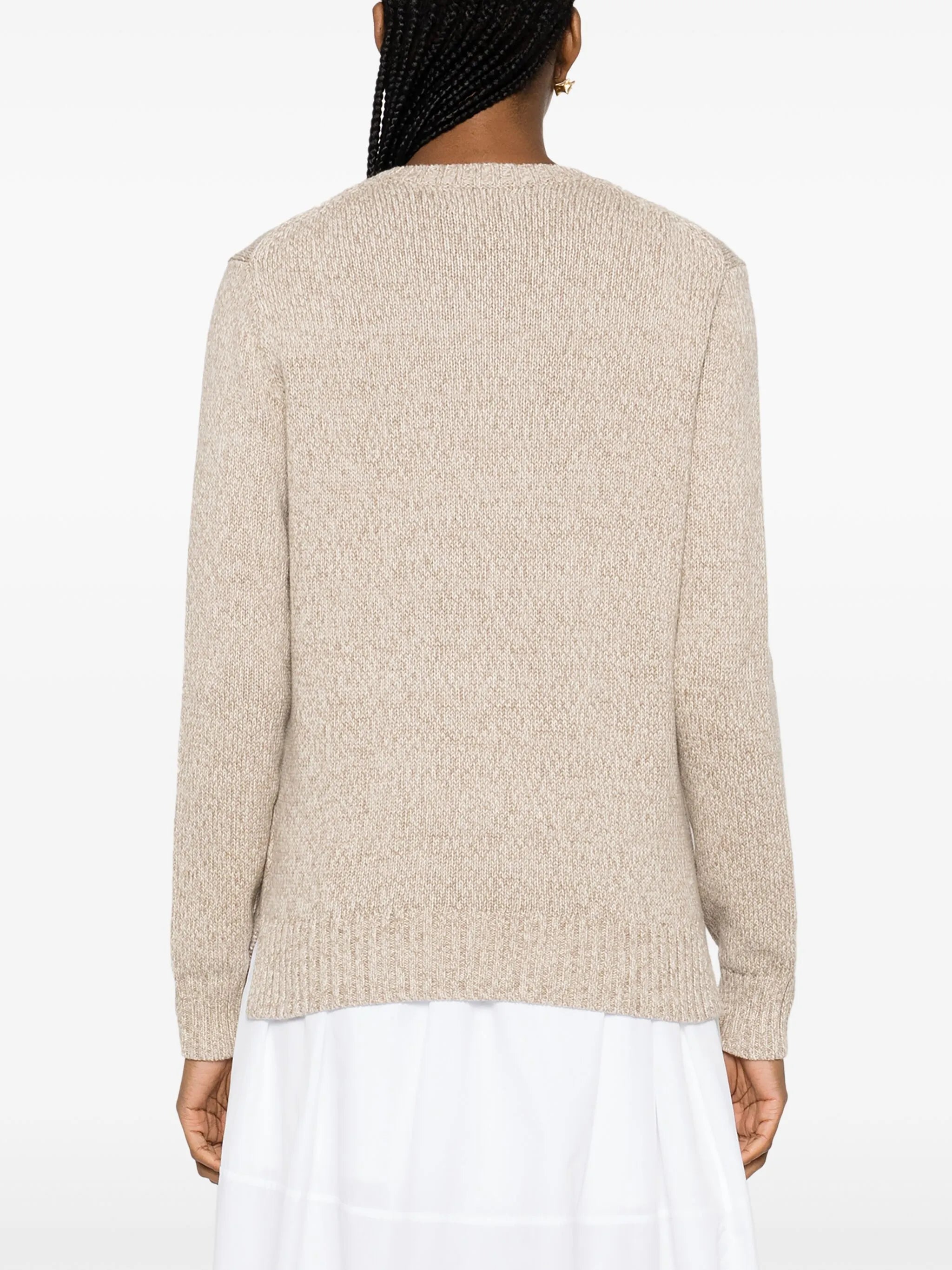 Polo Bear intarsia-knit jumper