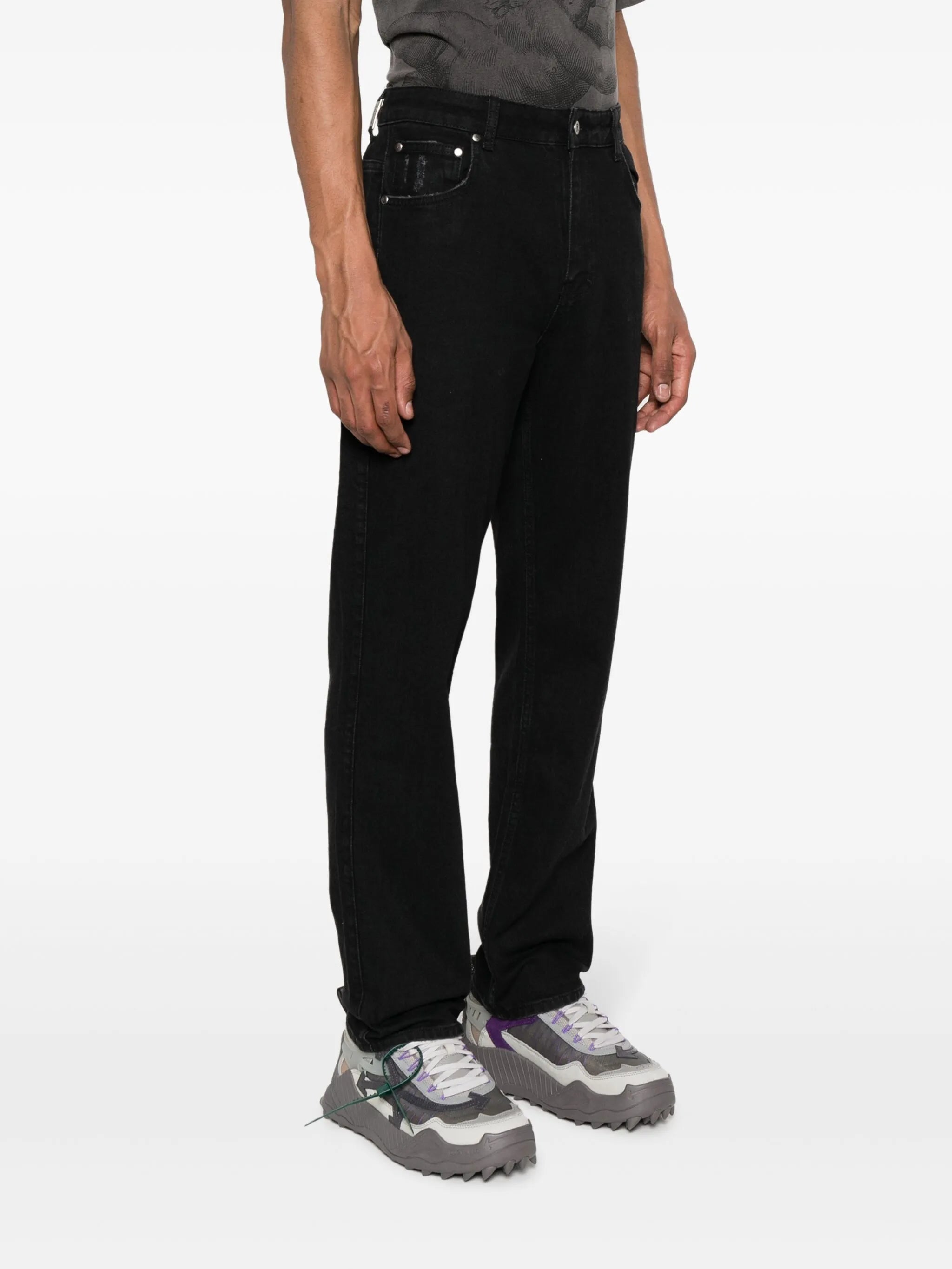 R2 straight-leg jeans