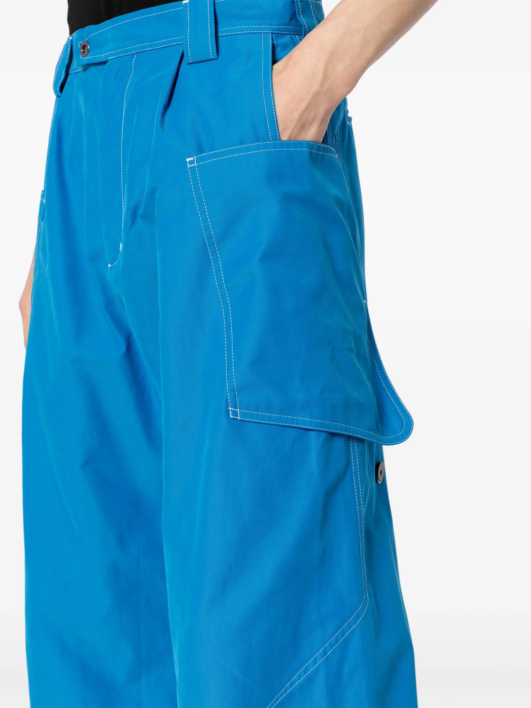 Meno wide-leg cargo trousers