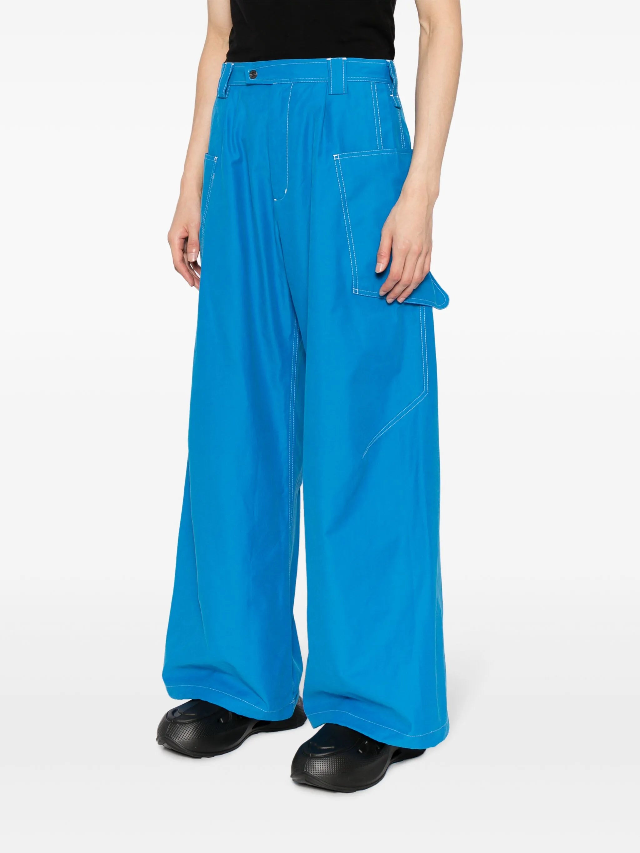 Meno wide-leg cargo trousers