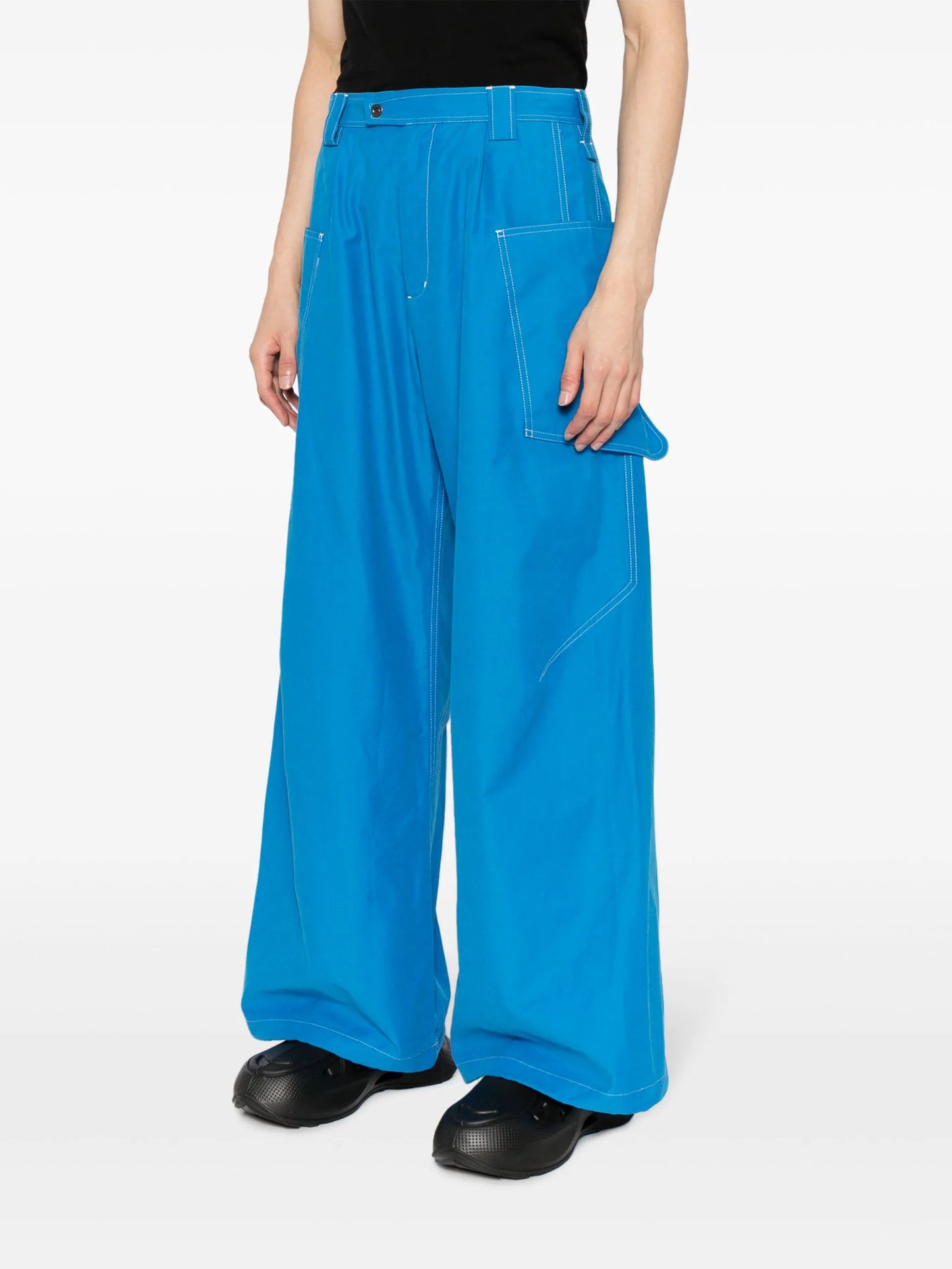 Meno wide-leg cargo trousers