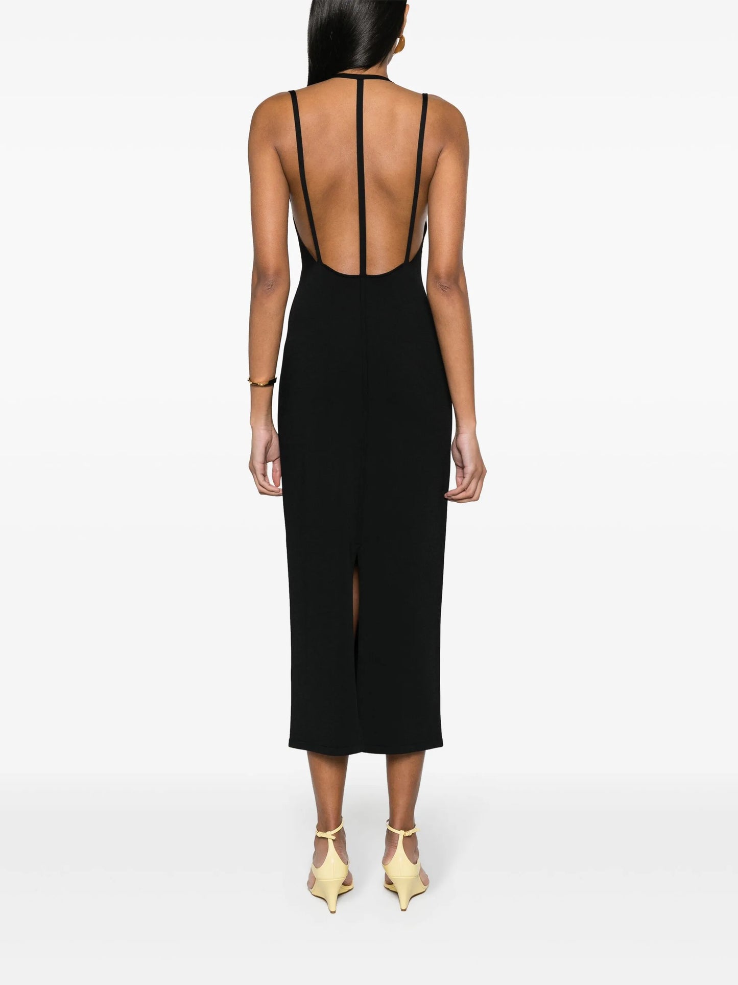 Terri V-neck maxi dress