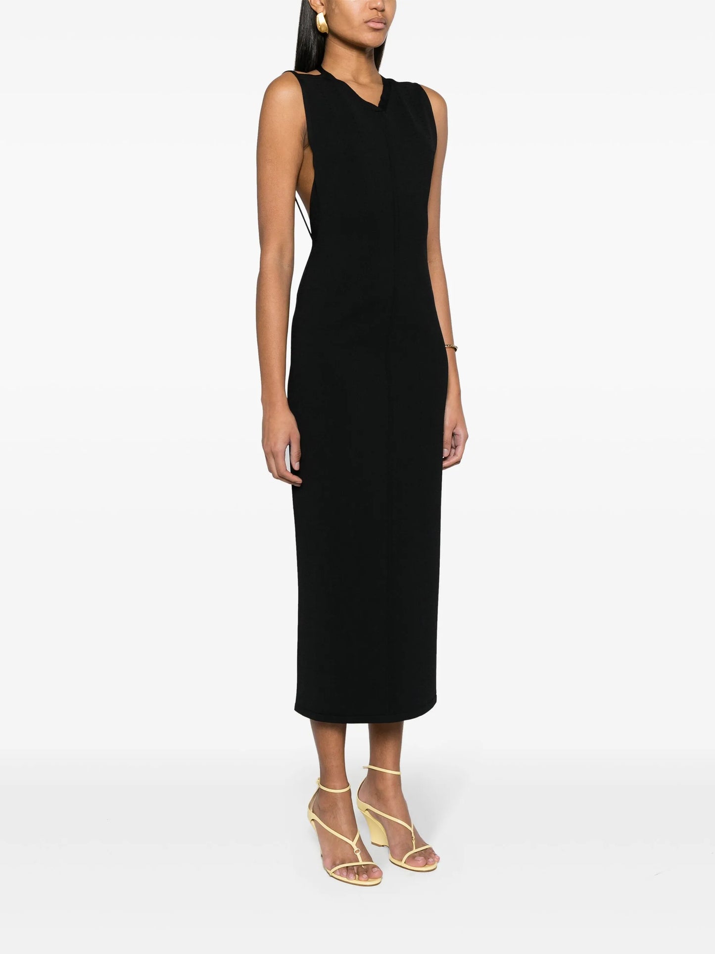 Terri V-neck maxi dress