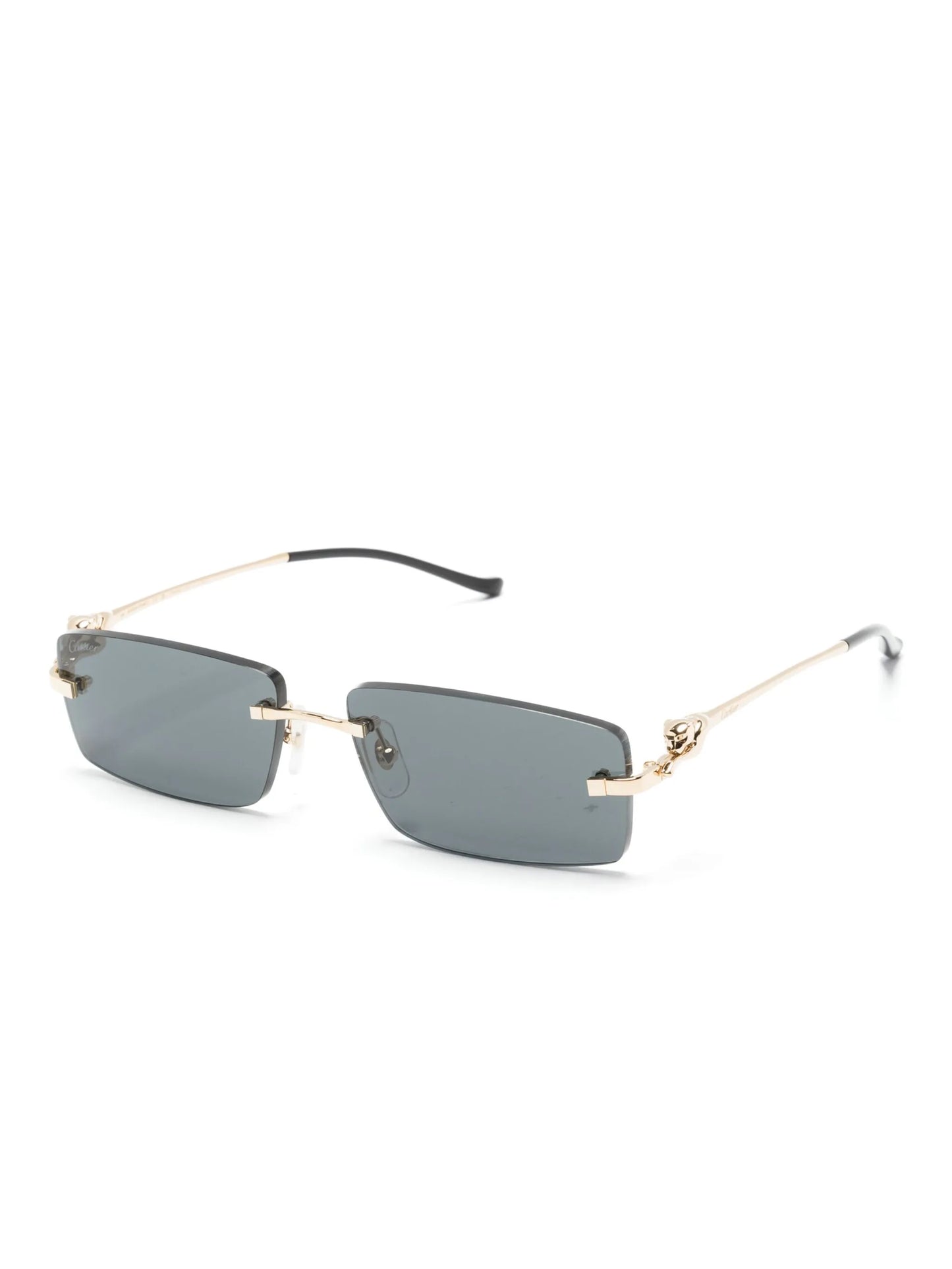 Panther rectangle-frame sunglasses