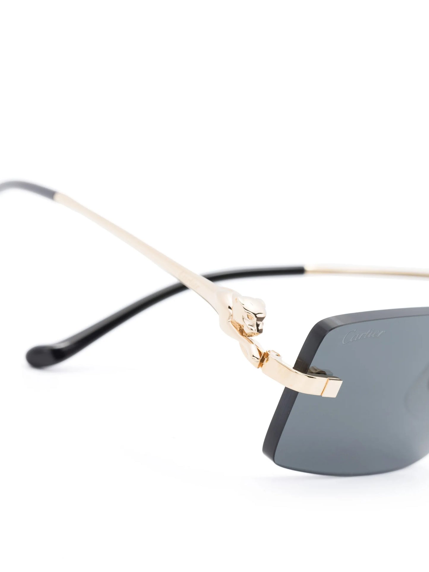 Panther rectangle-frame sunglasses