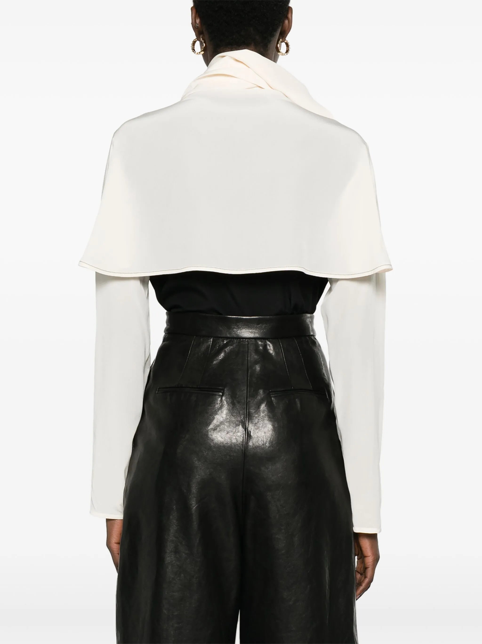 Ashford leather tailored trousers