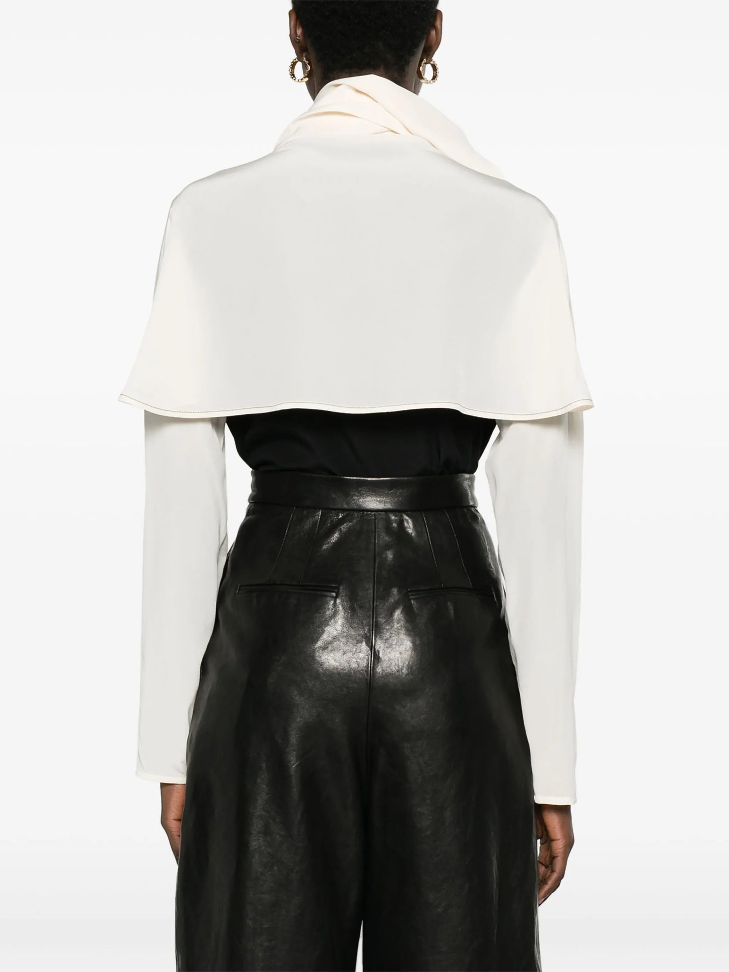 Ashford leather tailored trousers