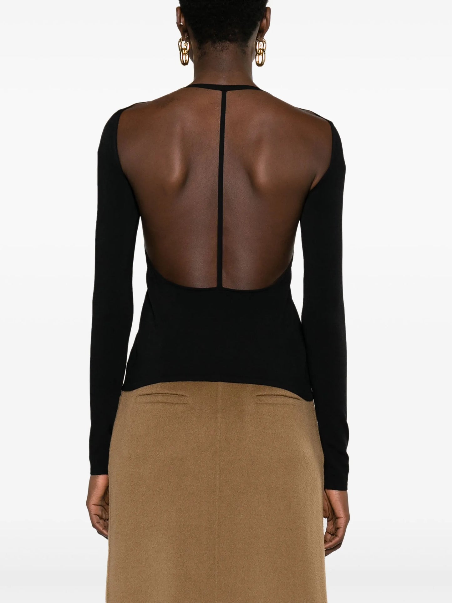 The Iskra open-back top