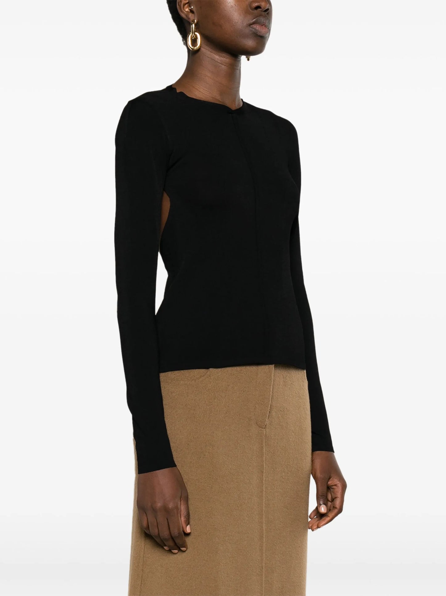 The Iskra open-back top