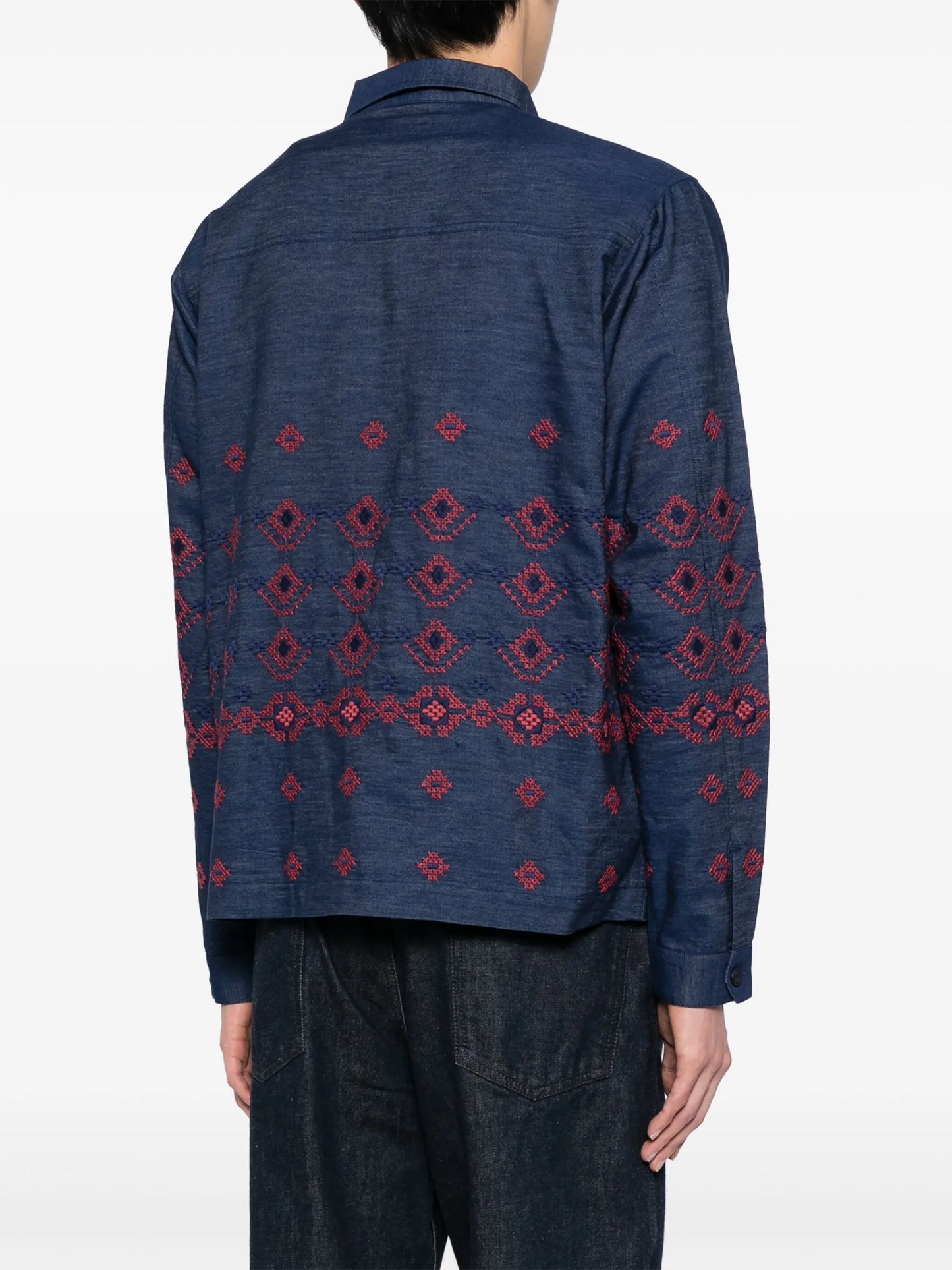 Bowie embroidered denim jacket