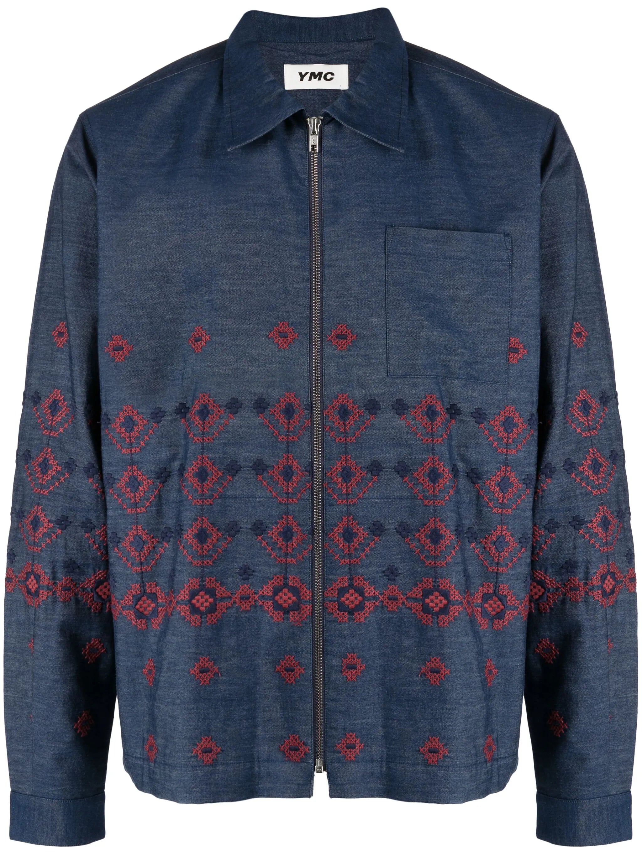 Bowie embroidered denim jacket