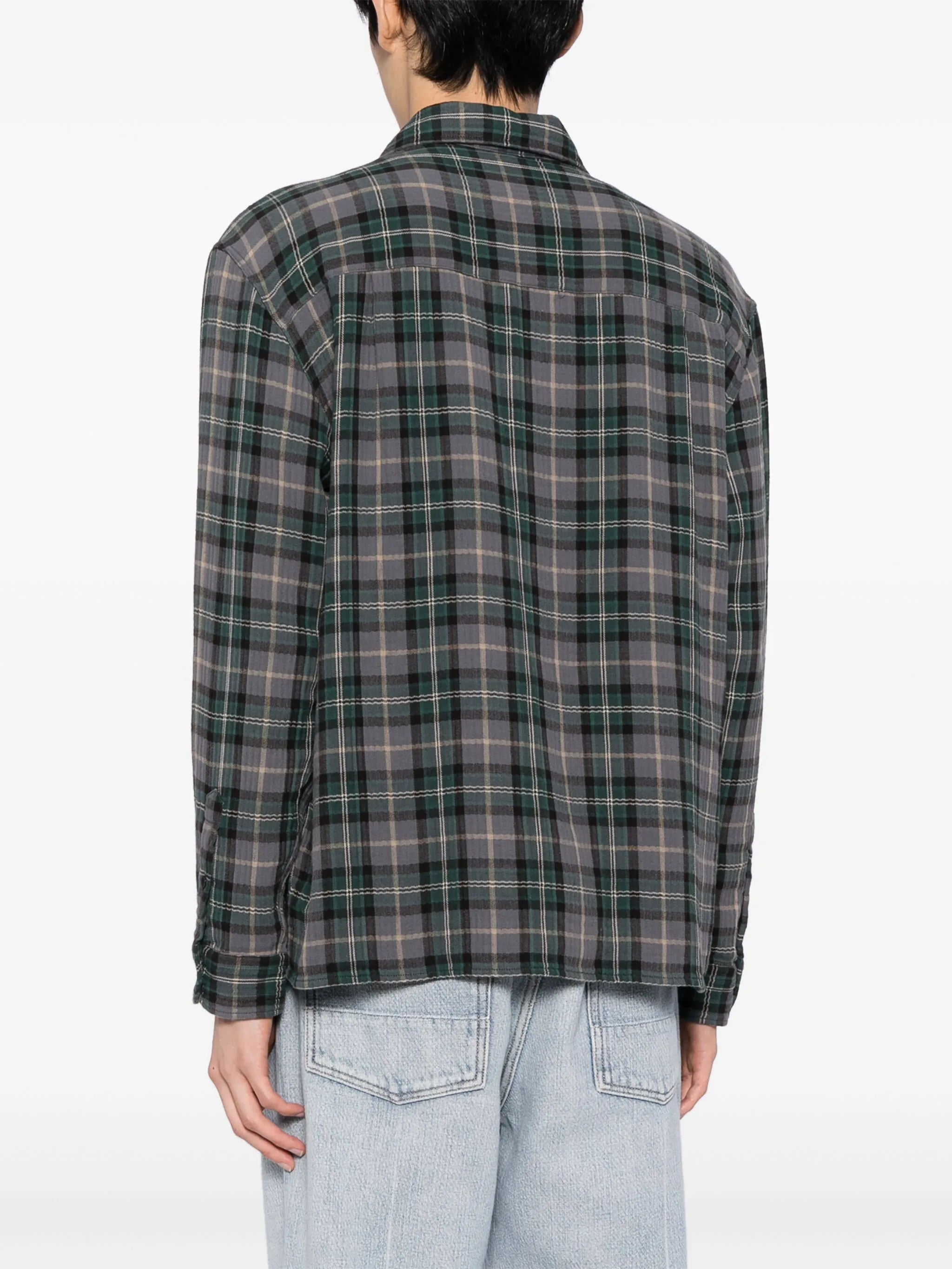 Wray check-pattern cotton shirt