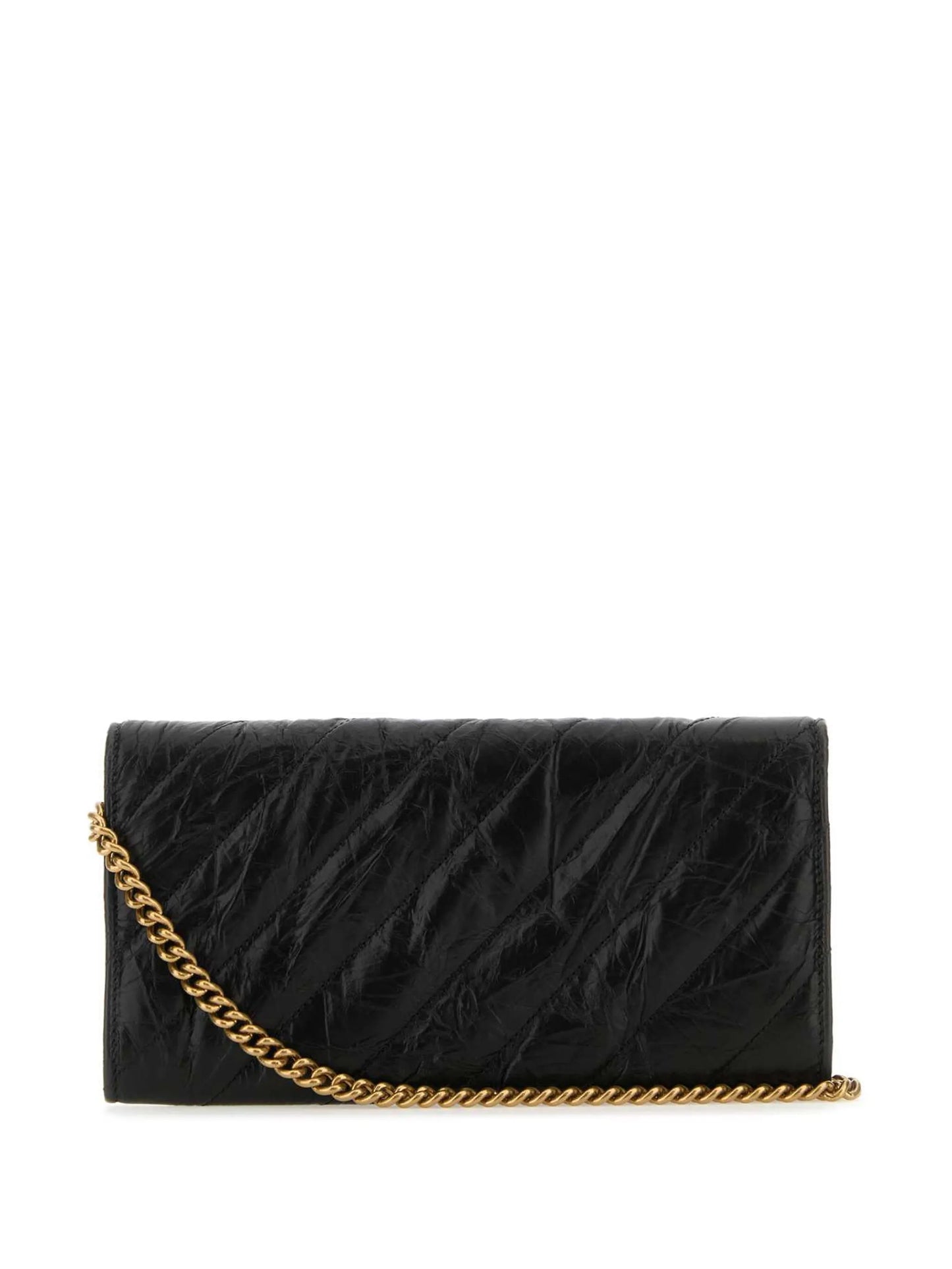 logo-plaque quilted wallet