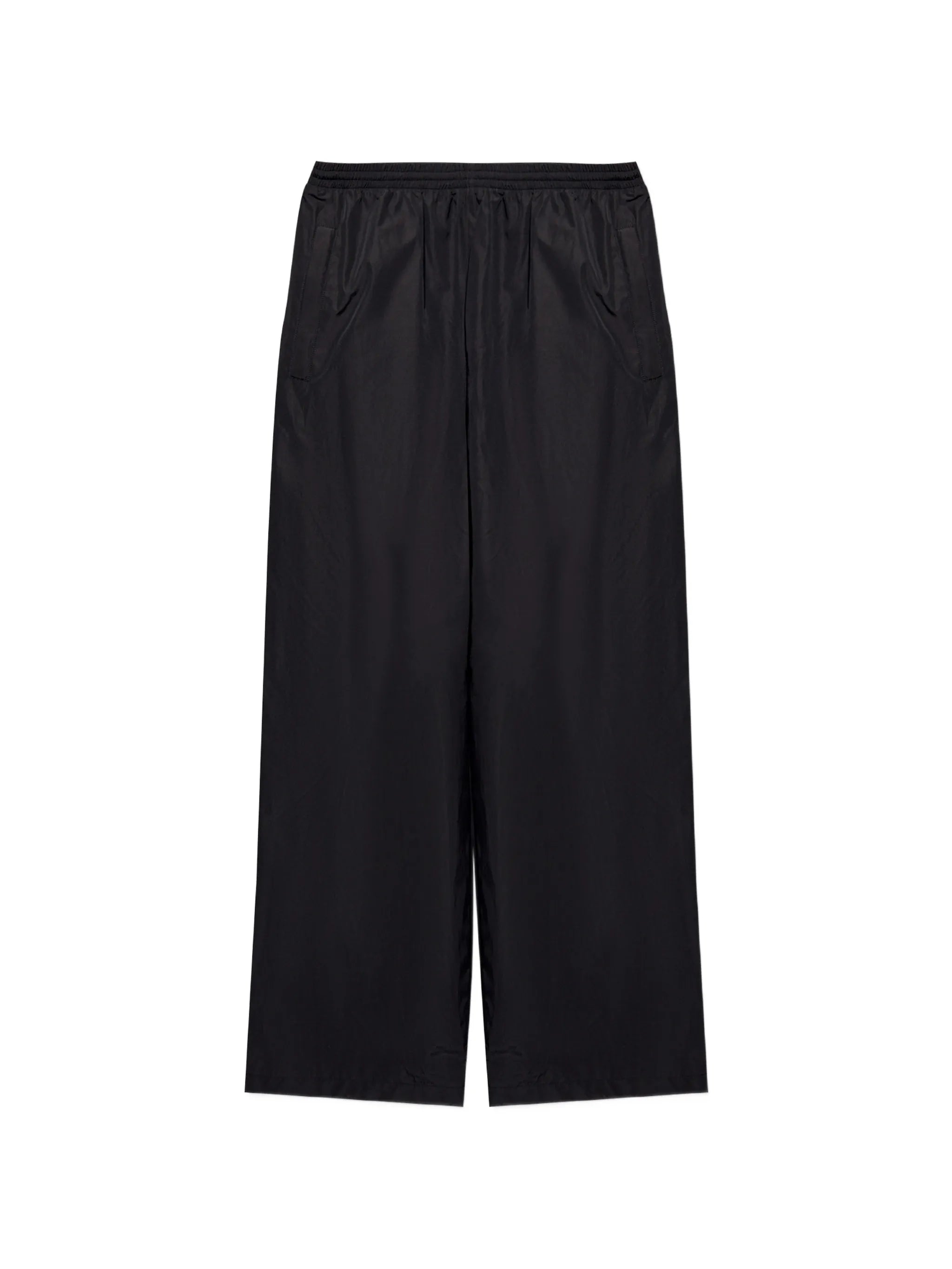 wide-leg technical poplin track pants