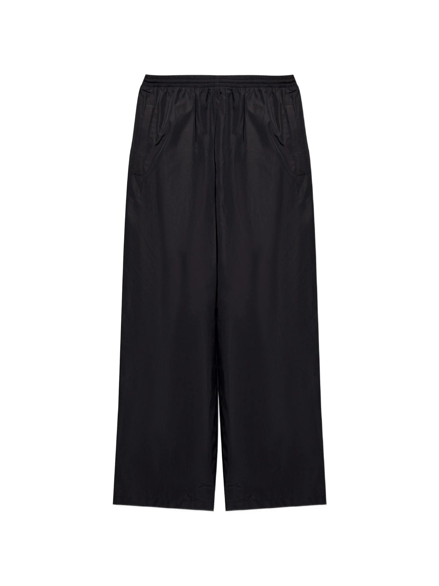 wide-leg technical poplin track pants