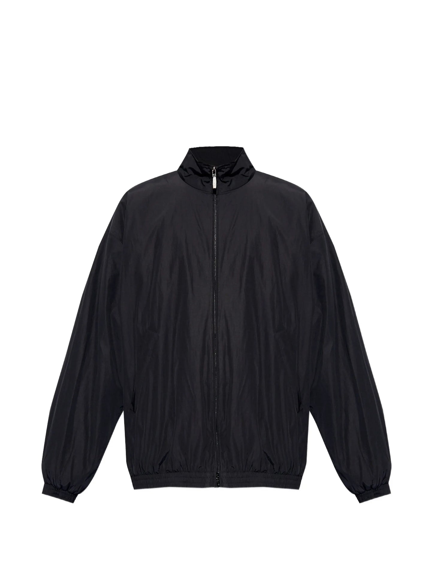 logo-embroidered bomber jacket