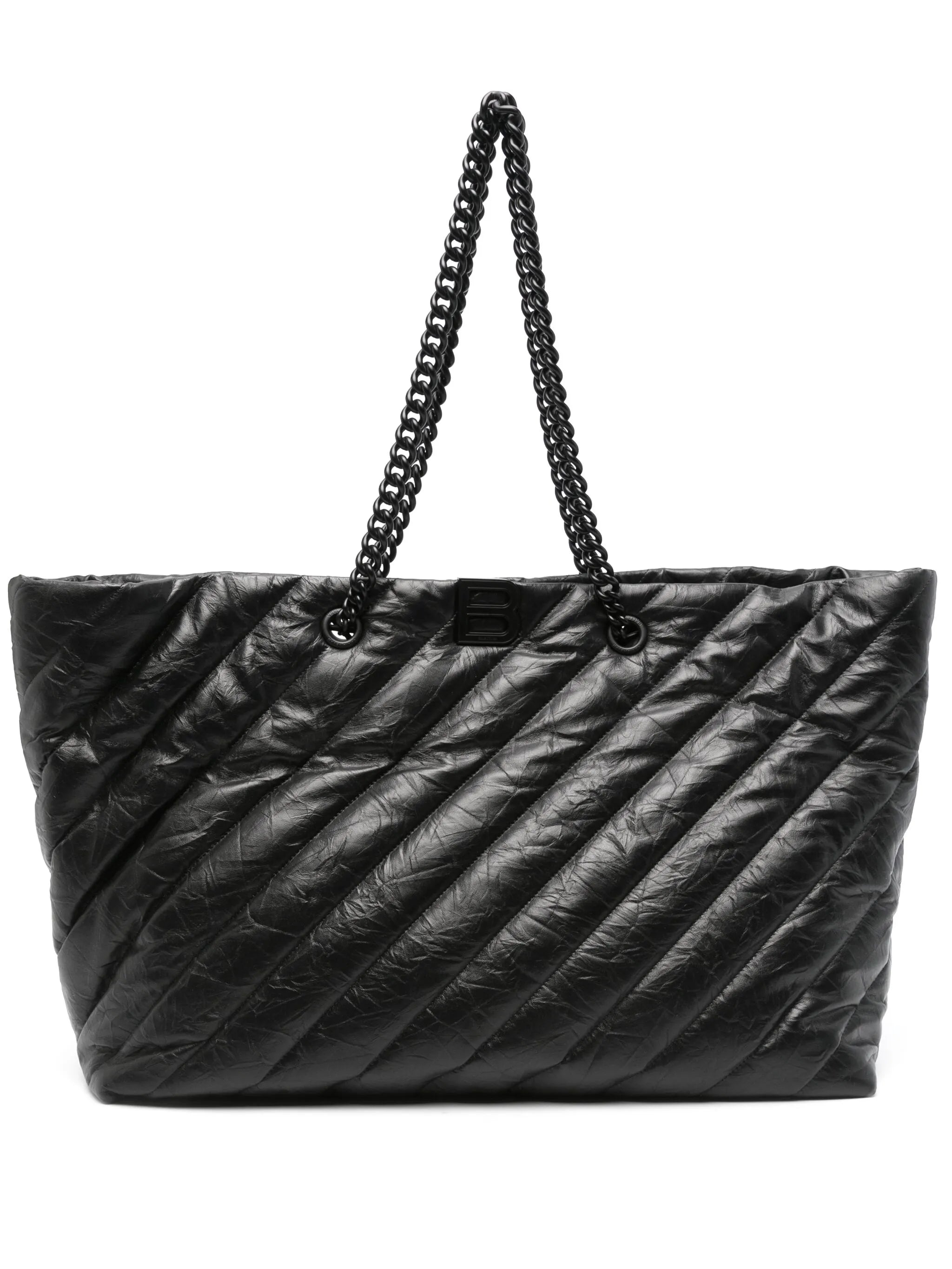 large Crush quilted tote bag