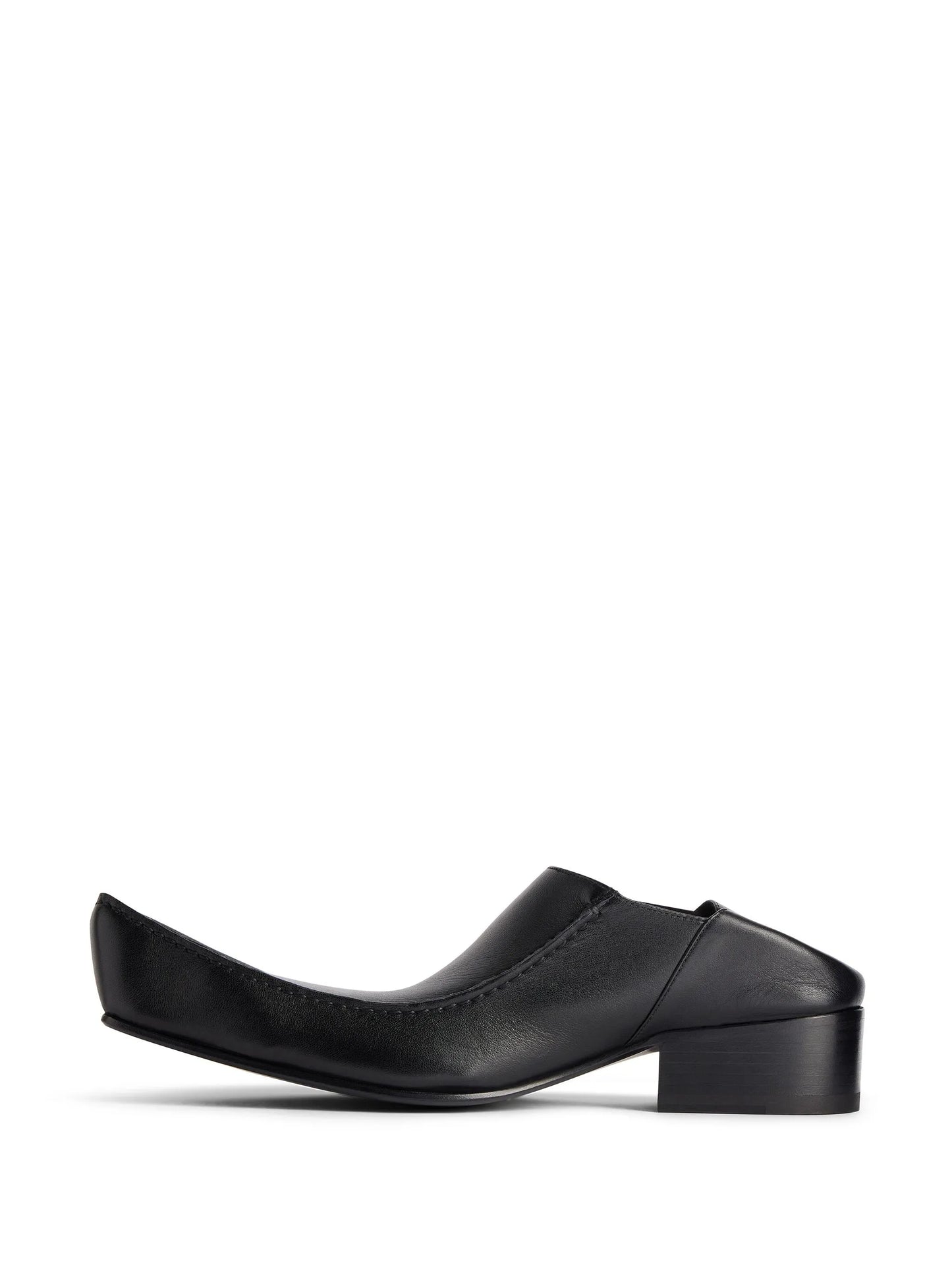 Romeo elongated-toe leather mules