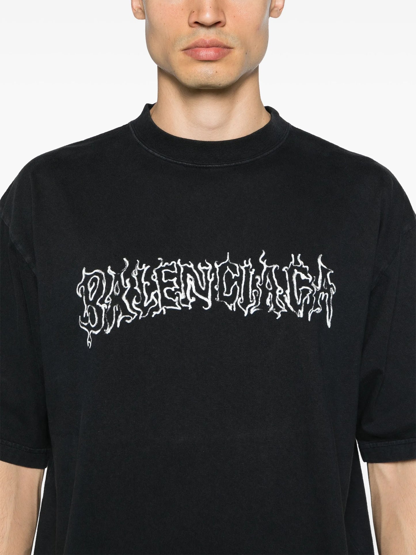 logo-print cotton T-shirt