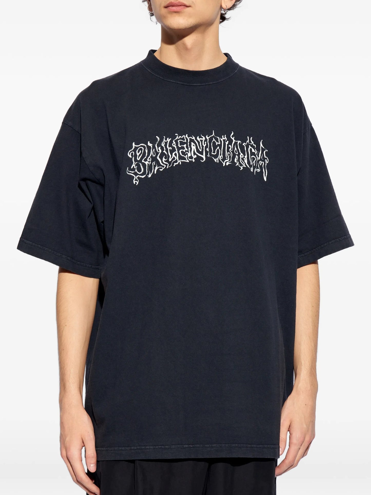 logo-print cotton T-shirt