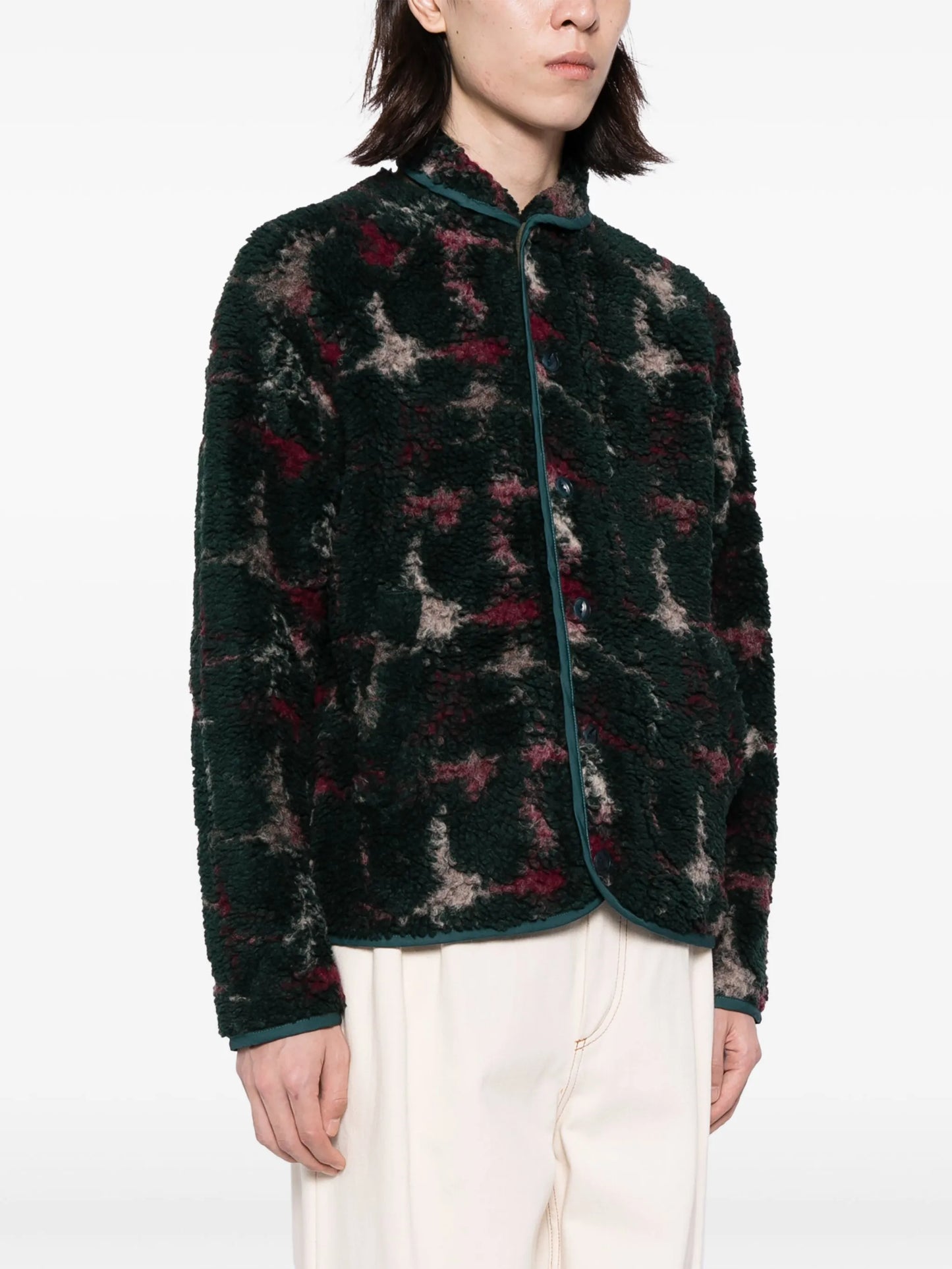 Beach abstract-pattern jacket
