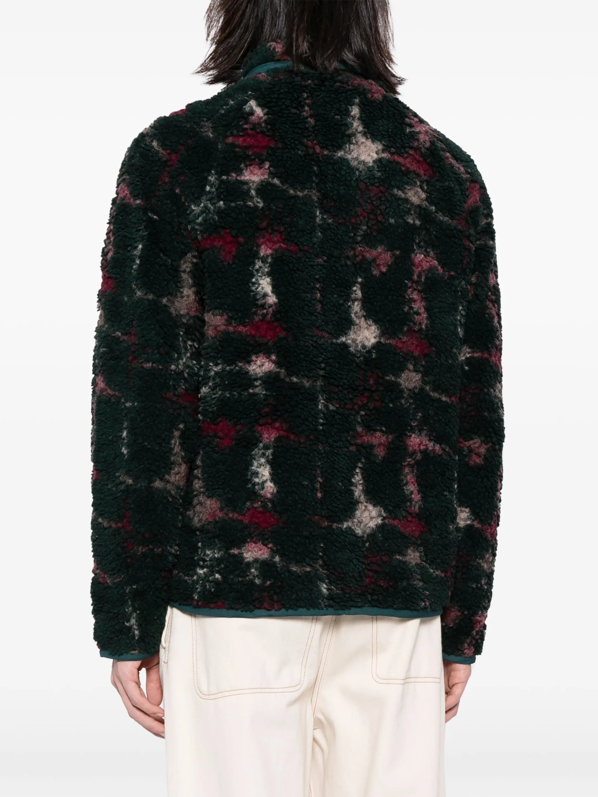 Beach abstract-pattern jacket