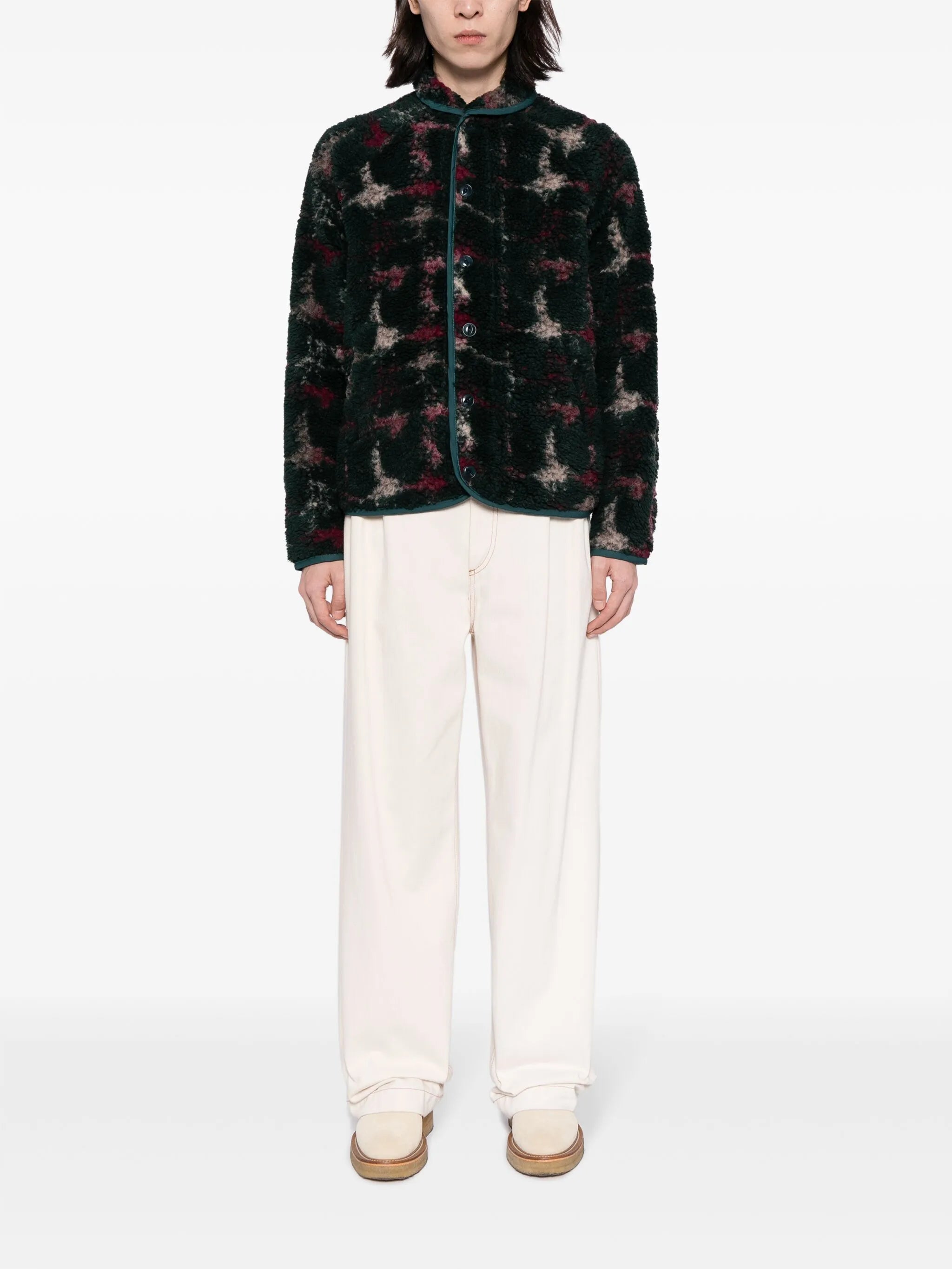 Beach abstract-pattern jacket