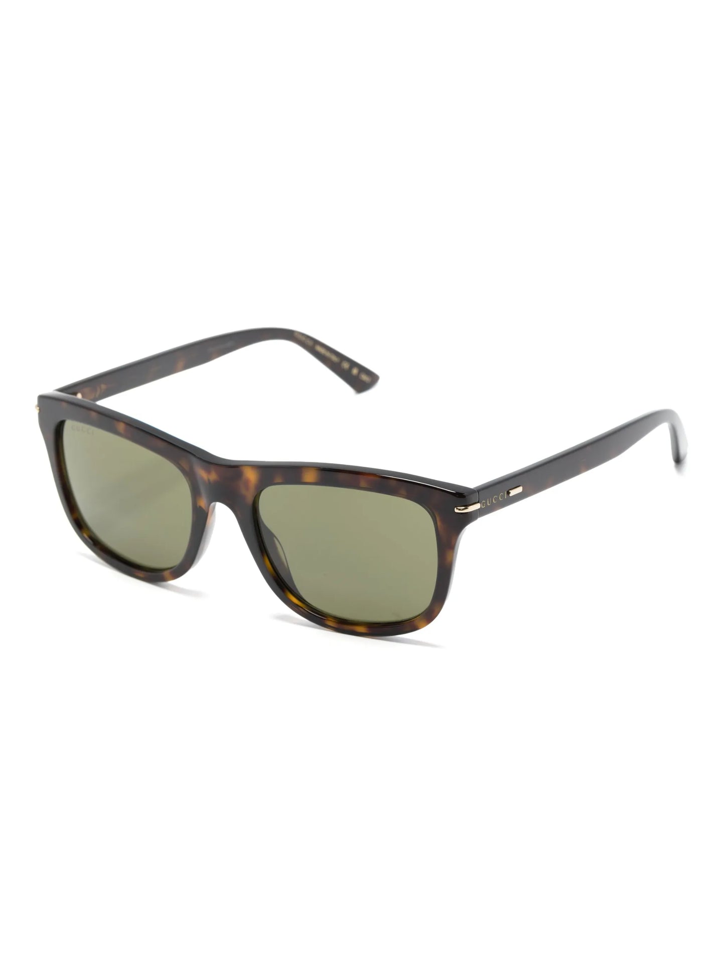 tortoiseshell square-framed sunglasses