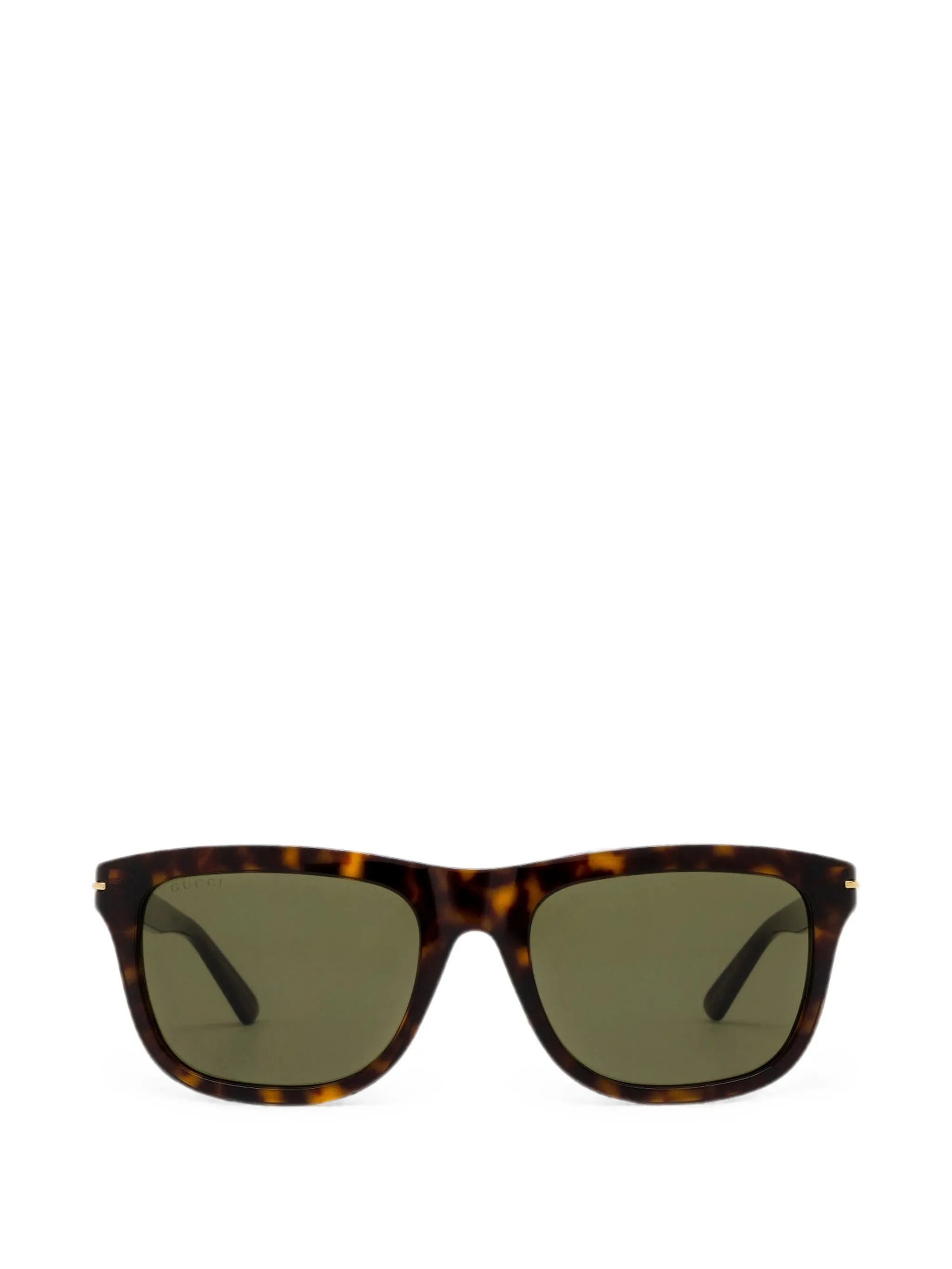 tortoiseshell square-framed sunglasses