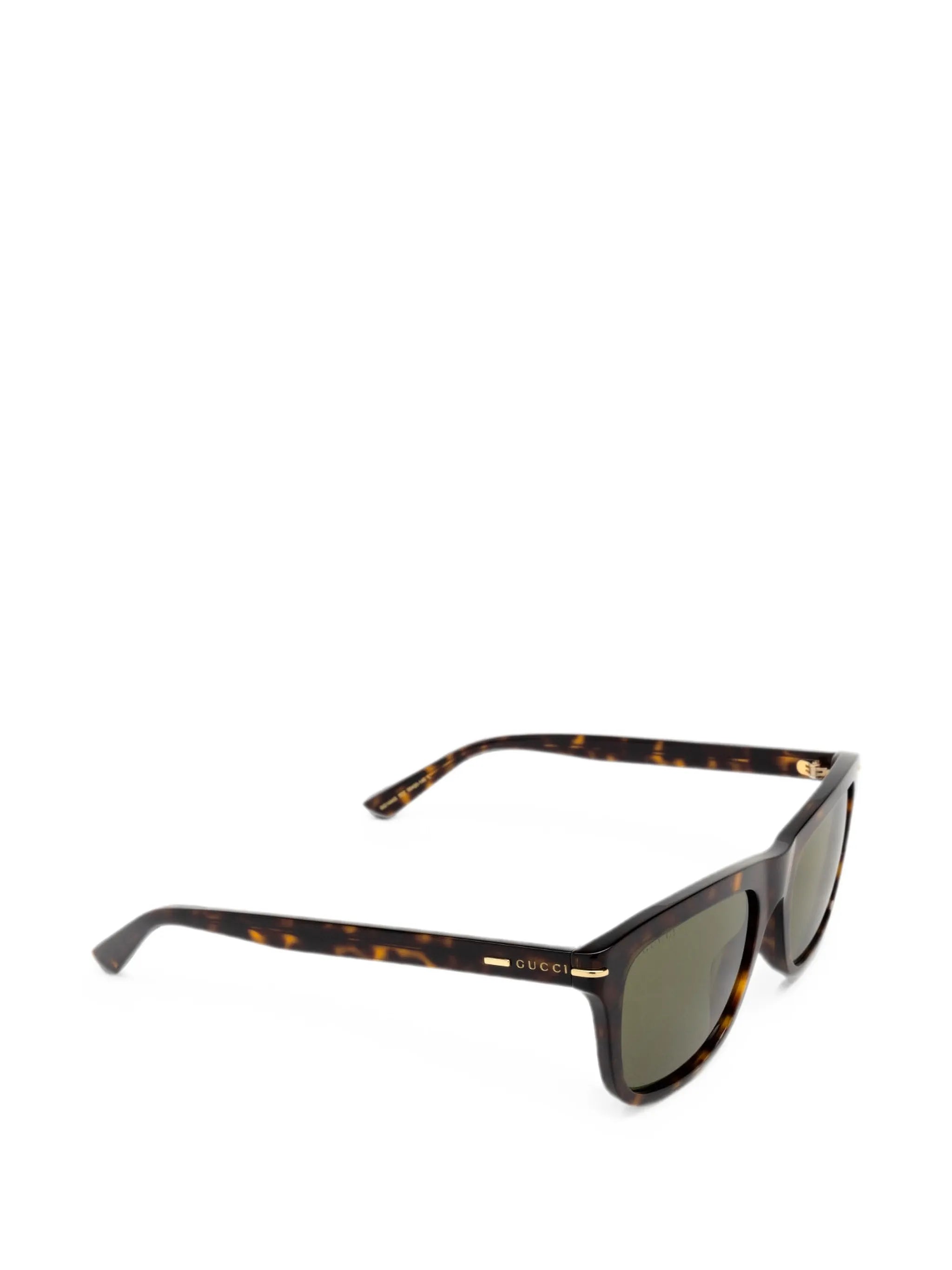 tortoiseshell square-framed sunglasses