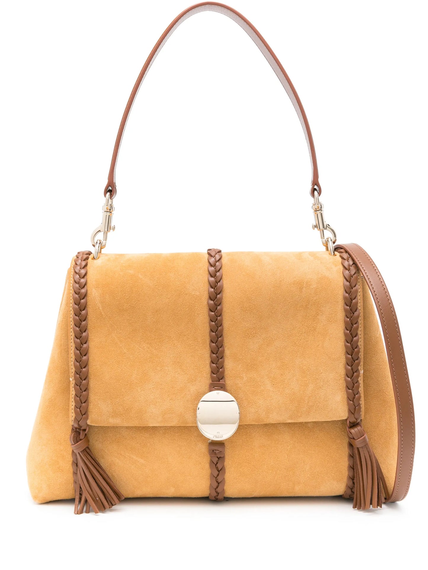 medium Penelope suede shoulder bag