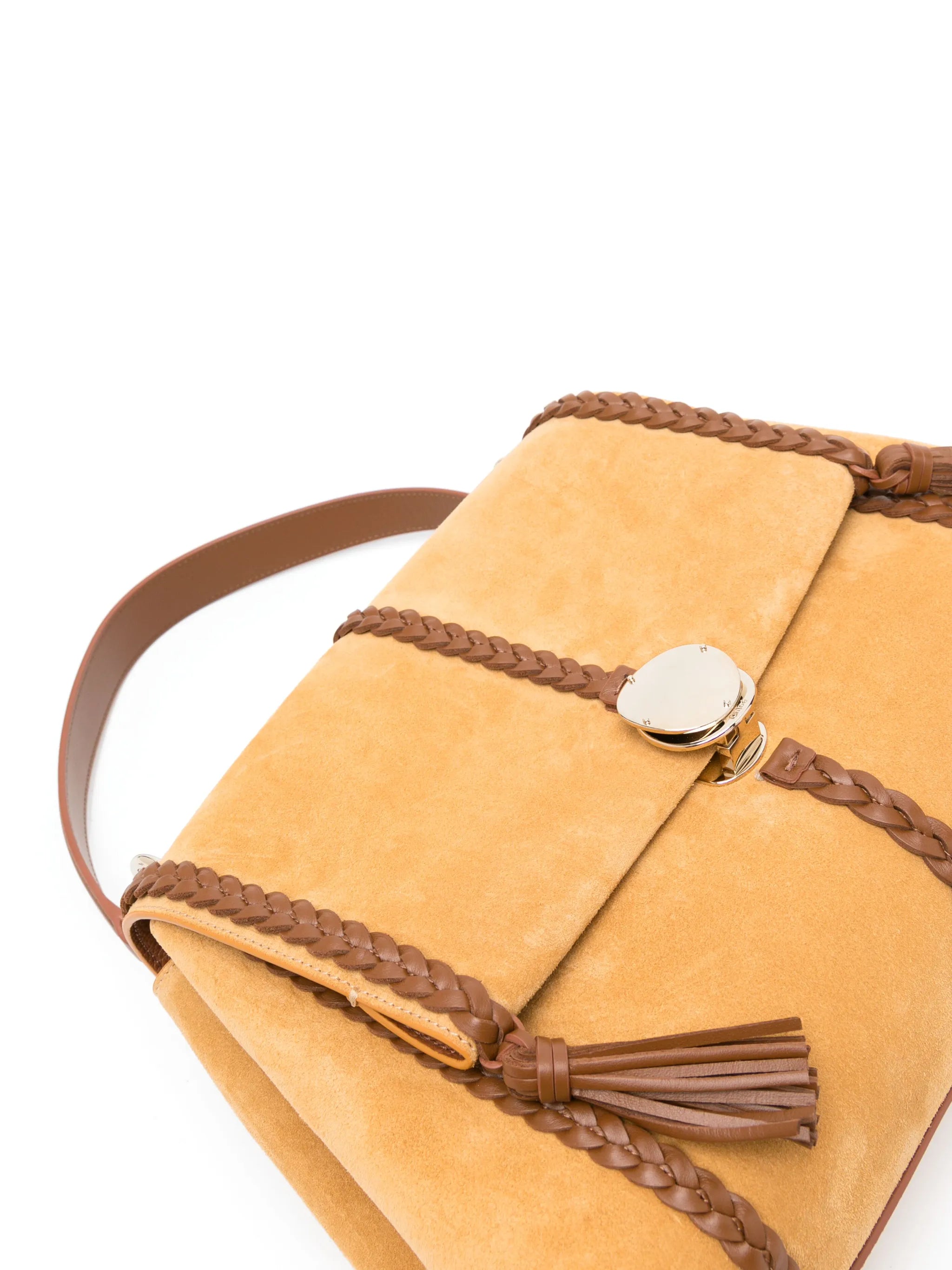 medium Penelope suede shoulder bag