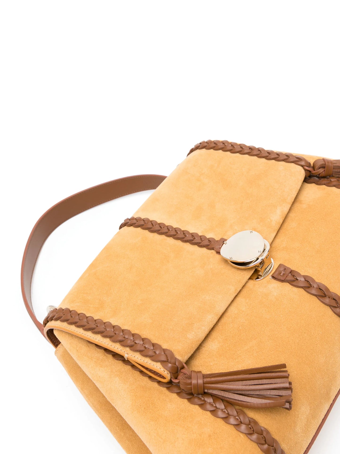 medium Penelope suede shoulder bag
