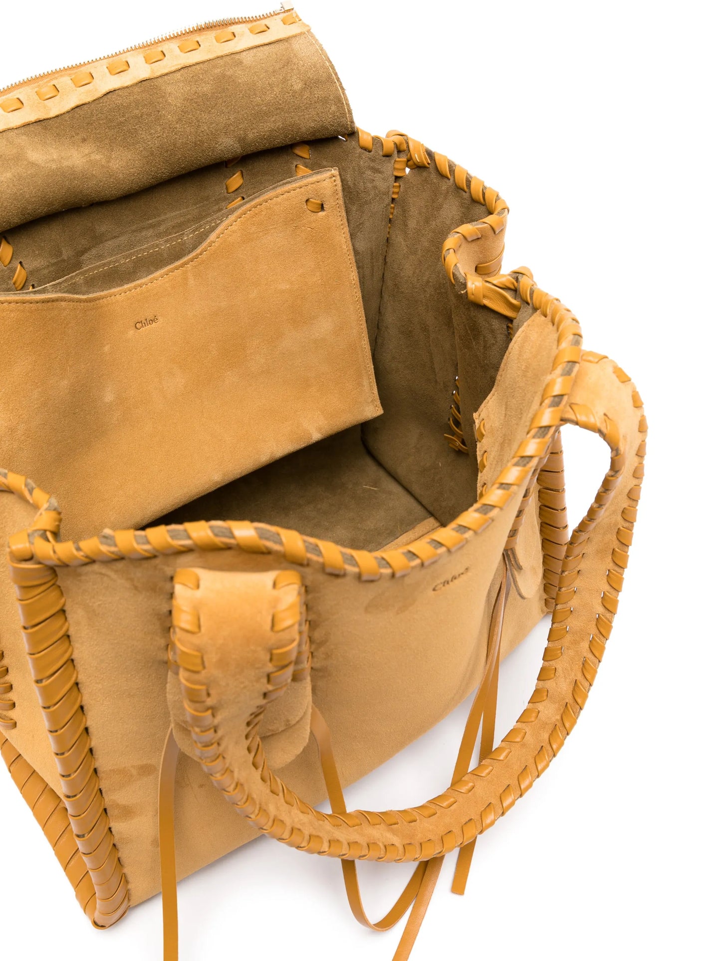 medium Mony suede tote bag