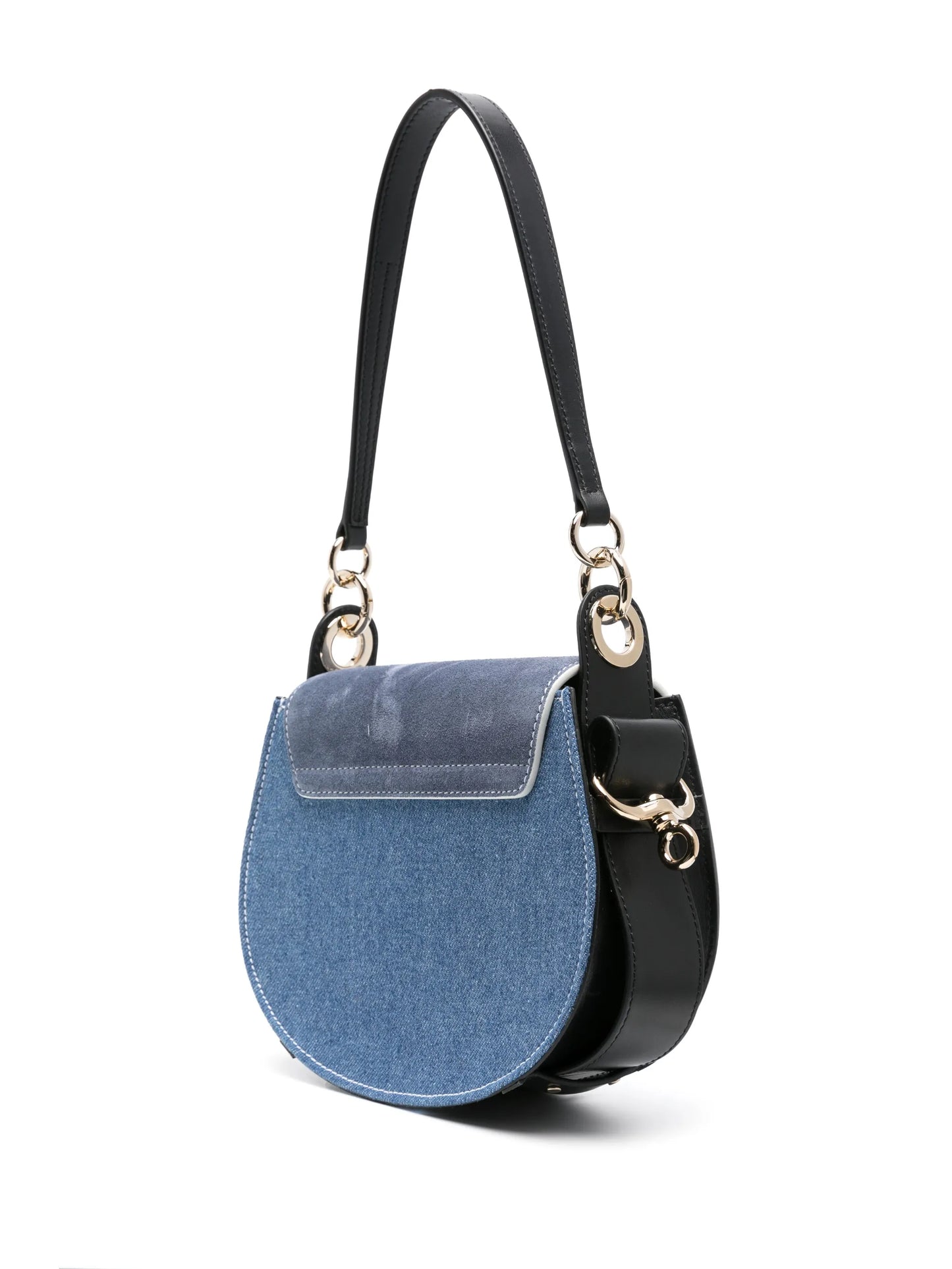 small Tess denim crossbody bag