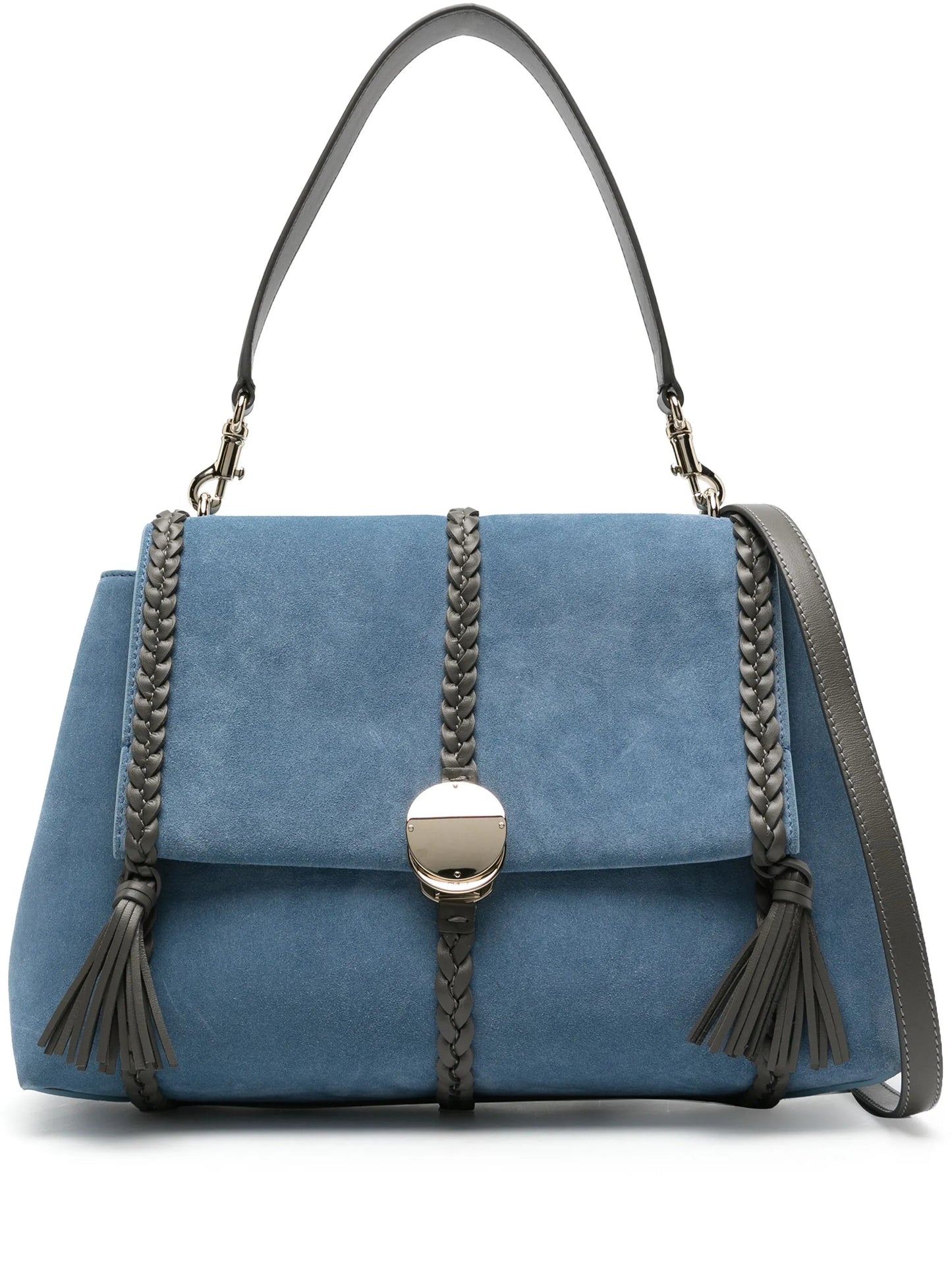medium Penelope suede shoulder bag