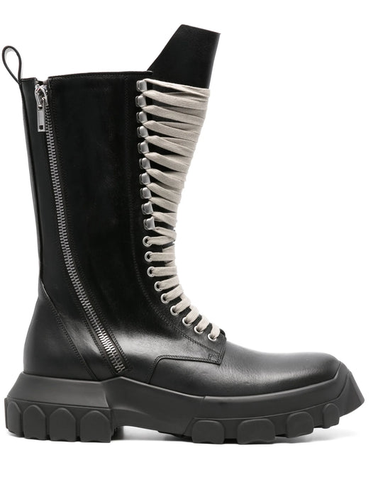 Army Tractor leather boots