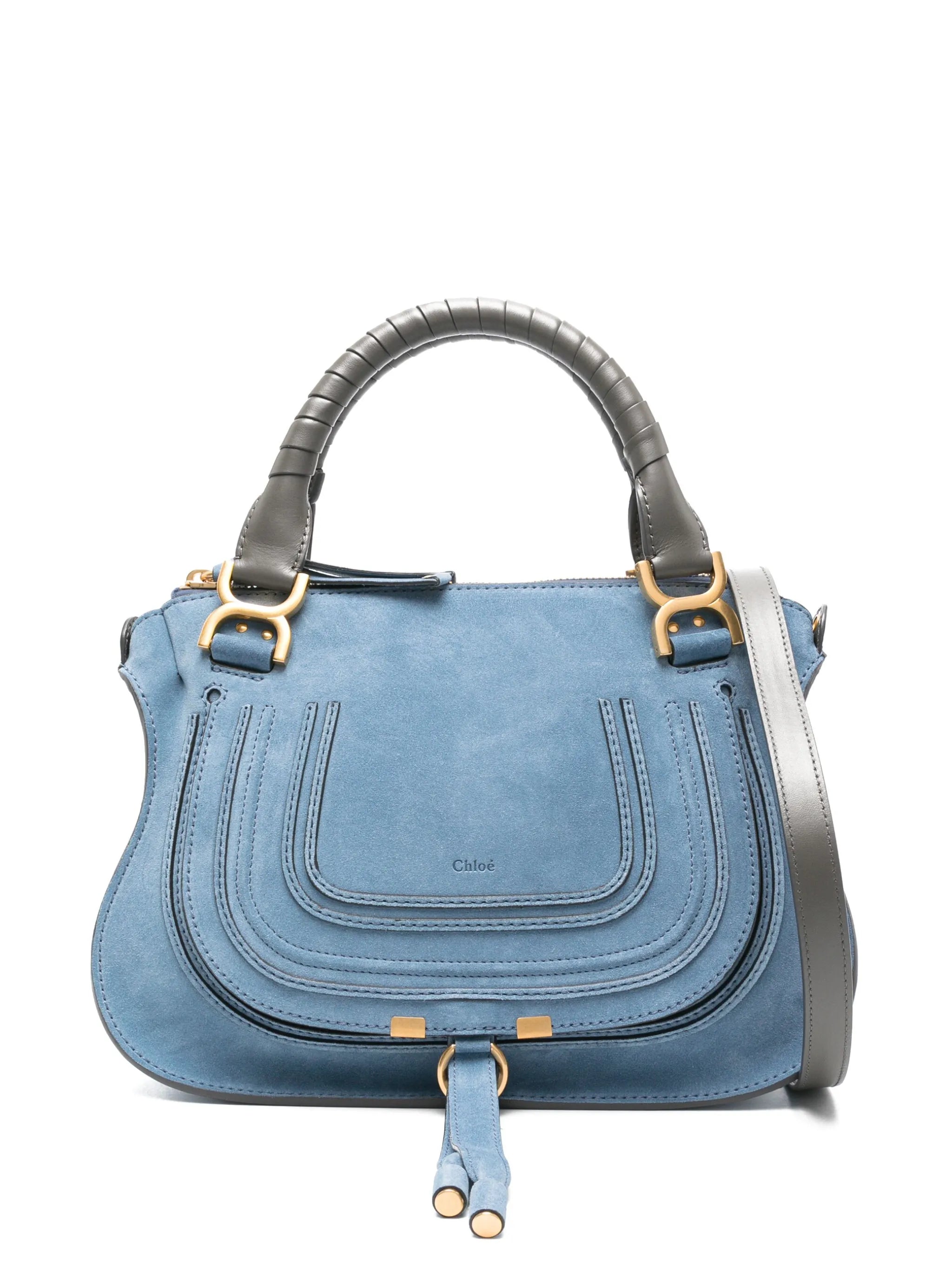 Marcie suede shoulder bag